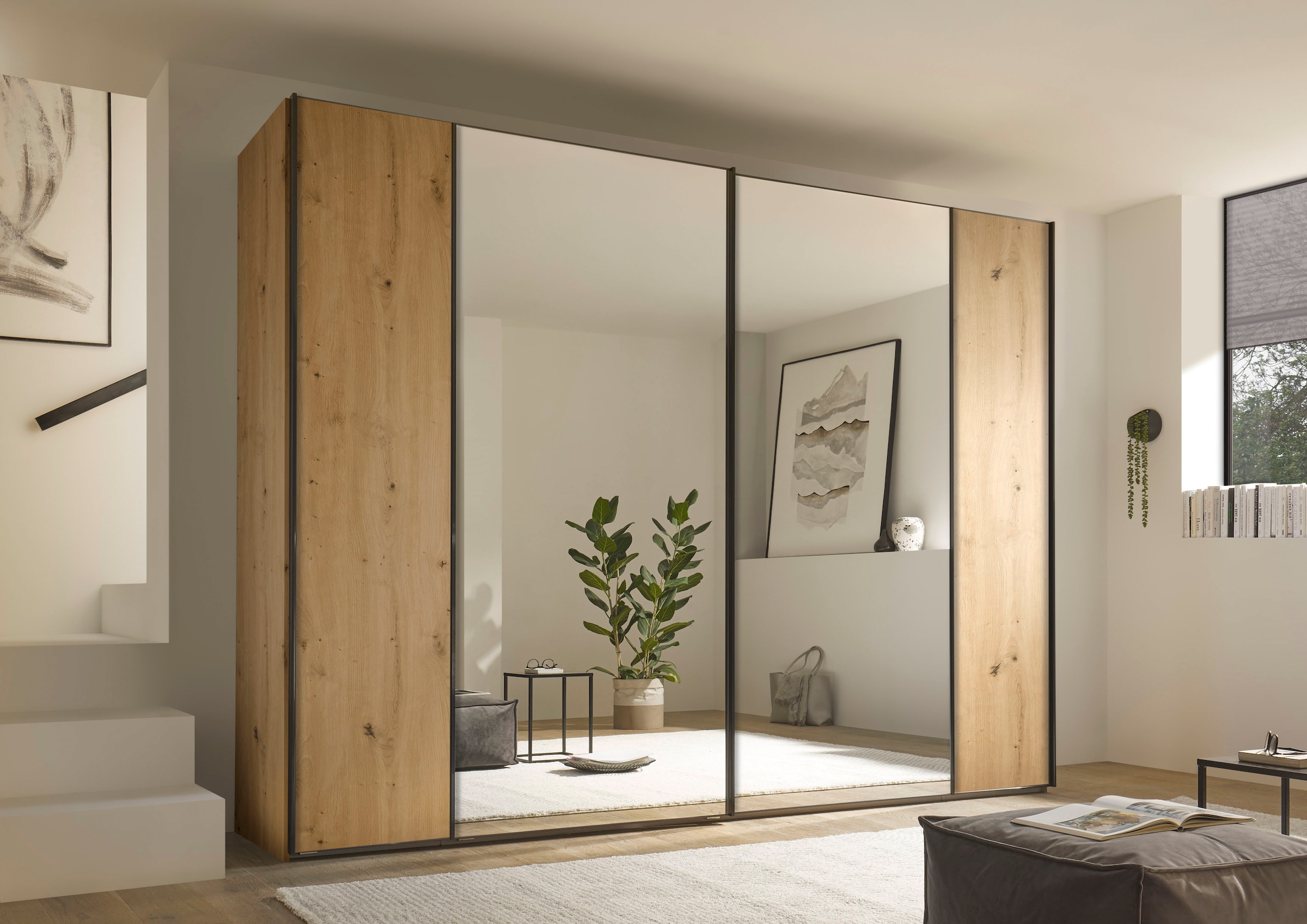 STAUD Schwebetürenschrank »Sonett 120 G, Made in Germany«, mit vier verschiedenen Ausstattungsvarianten