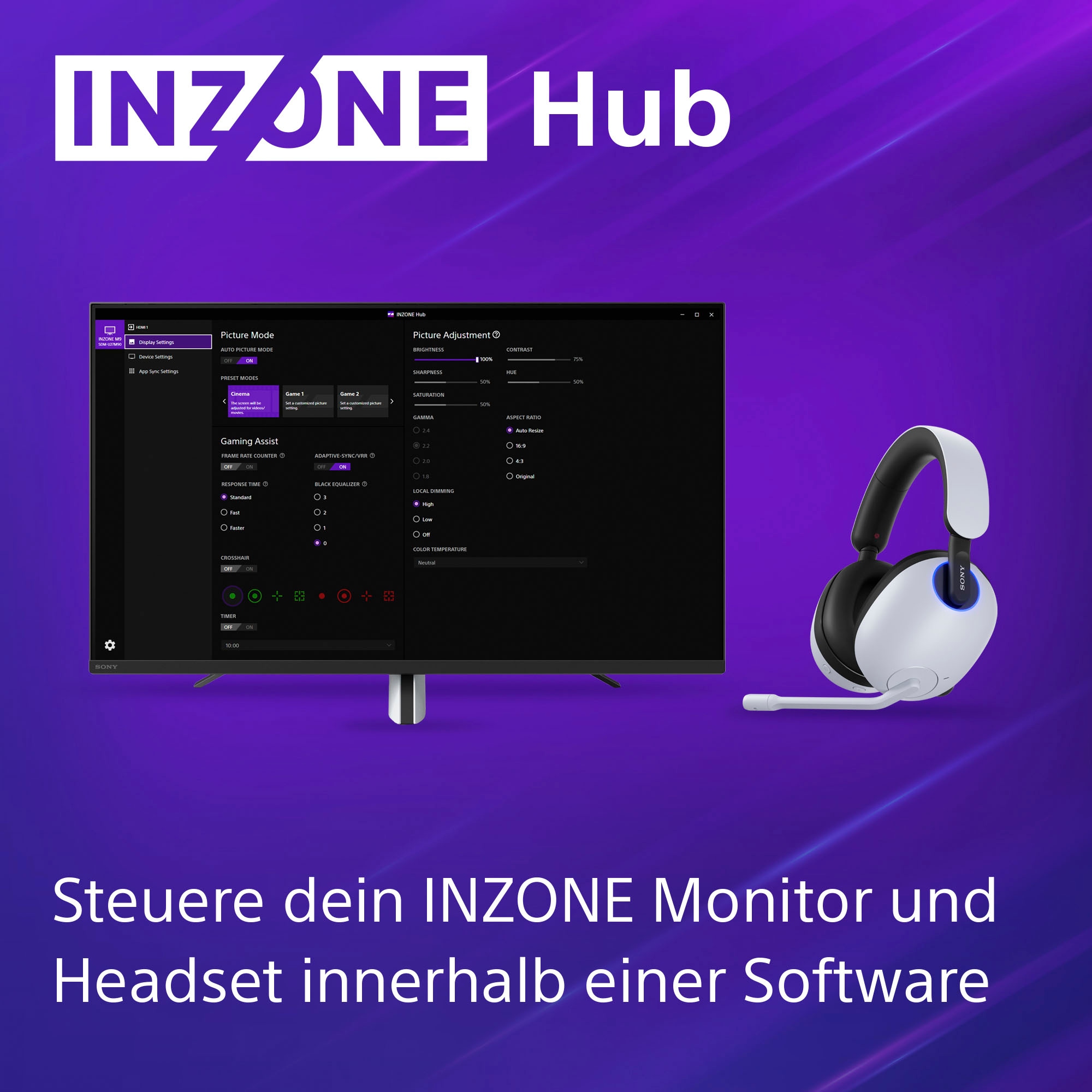 Sony Gaming-Monitor 1920 BAUR 1080 ms »INZONE M3«, Full HD, Reaktionszeit, Perfekt cm/27 240 x Zoll, PlayStation®5 69 px, Hz, 1 für 