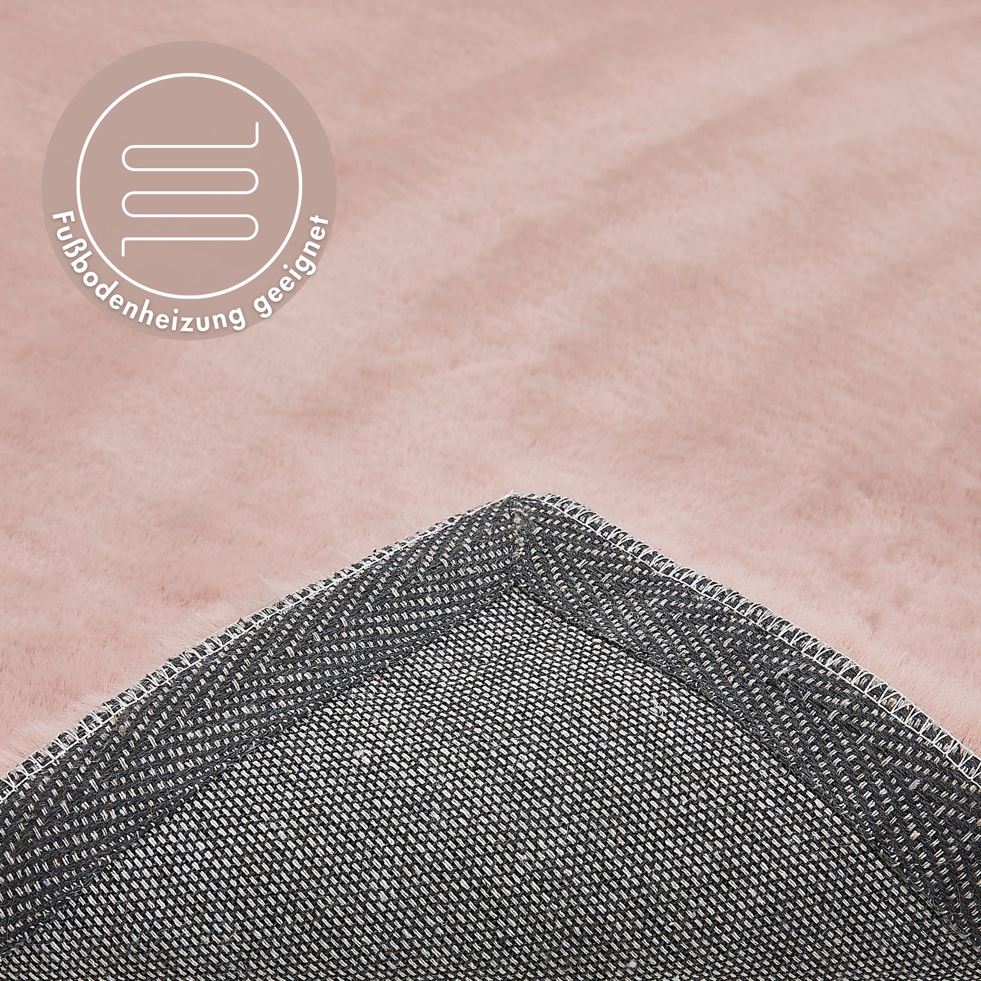 LUXOR living Fellteppich »Novara«, rechteckig, 30 mm Höhe, Kunstfell, Kaninchenfell-Haptik, besonders weicher Hochflor