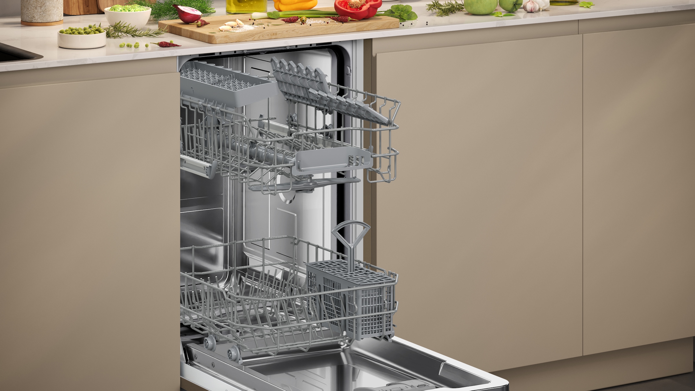 NEFF vollintegrierbarer Geschirrspüler »S855EKX33E«, 10 Maßgedecke, mit Rack Matic