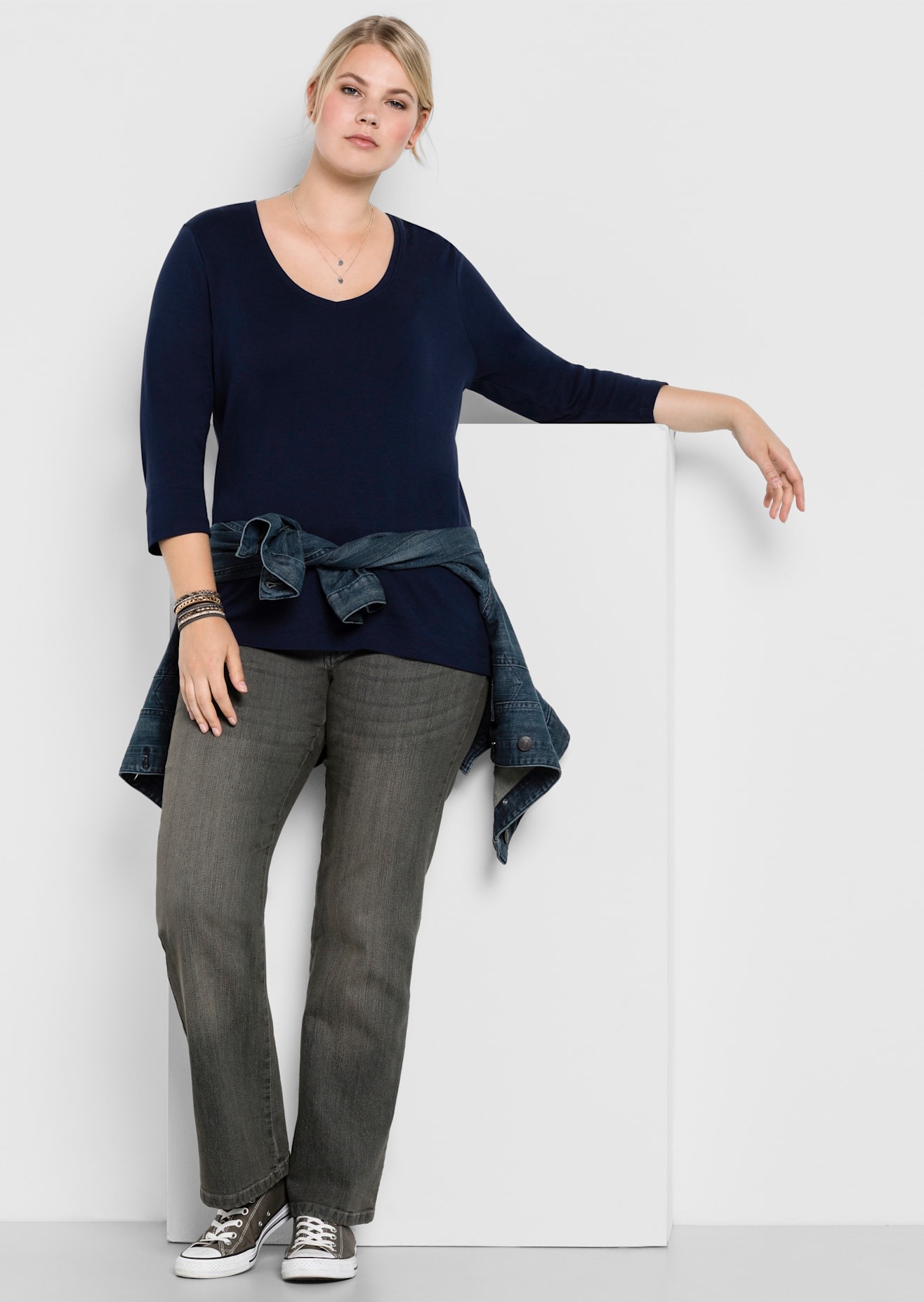 Sheego Bequeme Jeans, (1 tlg.) günstig online kaufen