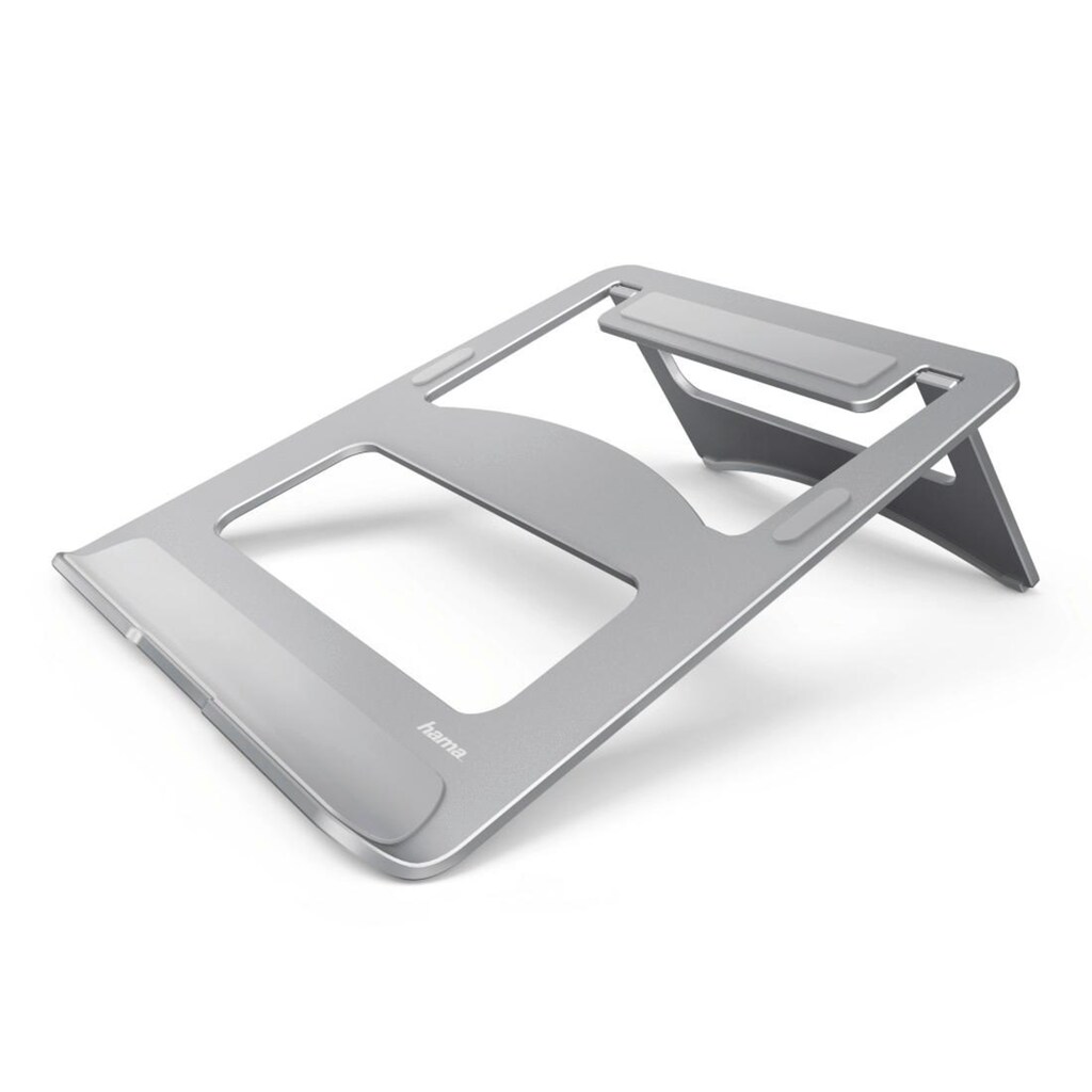 Hama Laptop-Ständer »Notebook Stand "Aluminium", Silber«, bis 39 cm Zoll