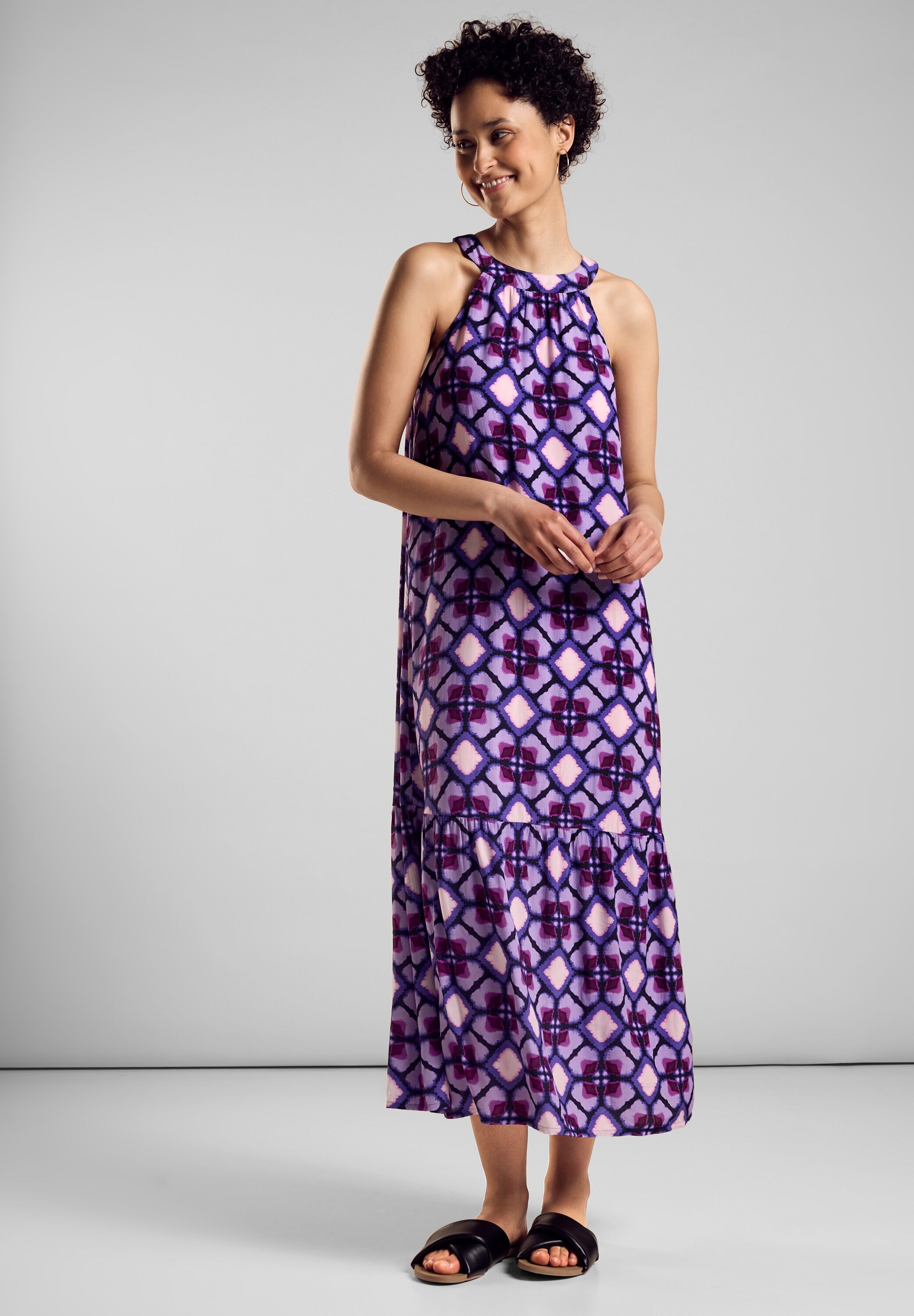 STREET ONE Sommerkleid mit All-Over Print günstig online kaufen