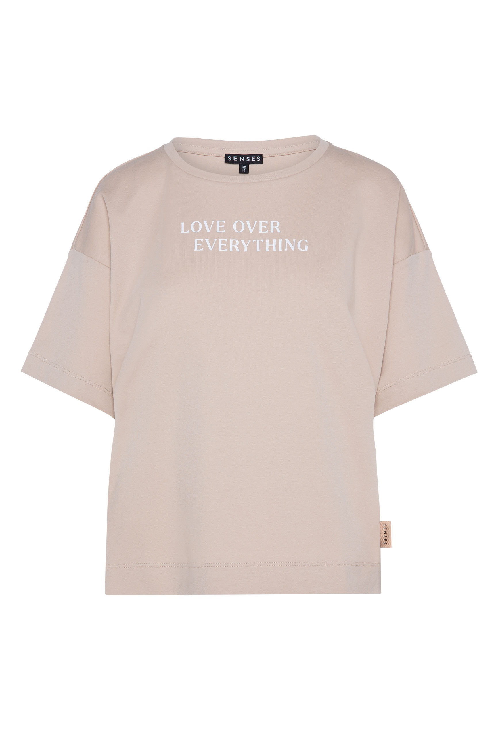SENSES.THE LABEL Rundhalsshirt, aus Baumwolle