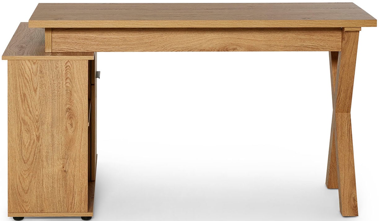 Jahnke Eckschreibtisch »X-CLUB C 40 E« 1 Stk. tlg. wechselseitig montierbar, X-Gestell