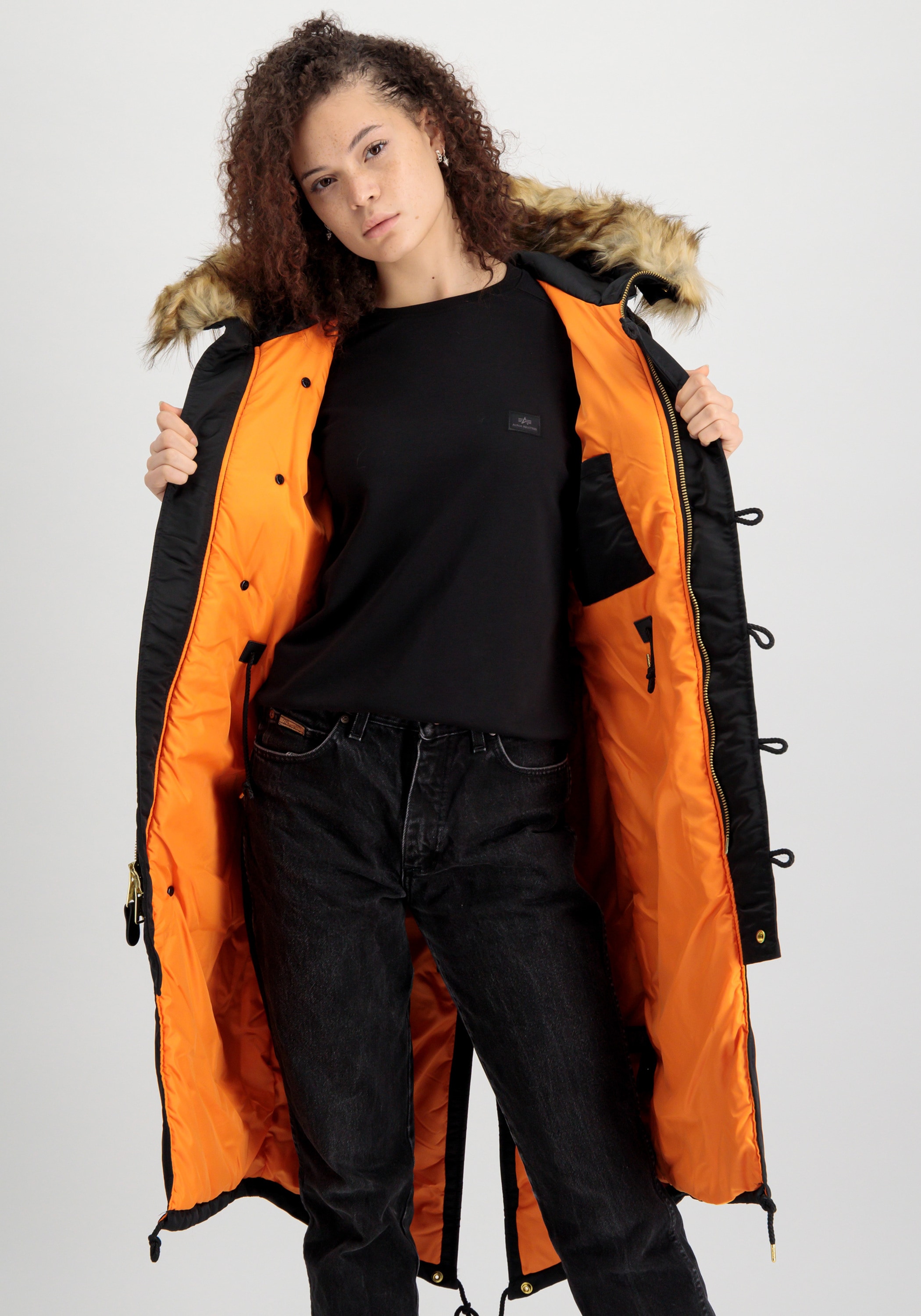 Alpha Industries Winterjacke »Alpha Industries Women - Cold Weather Jackets Long Fishtail W«