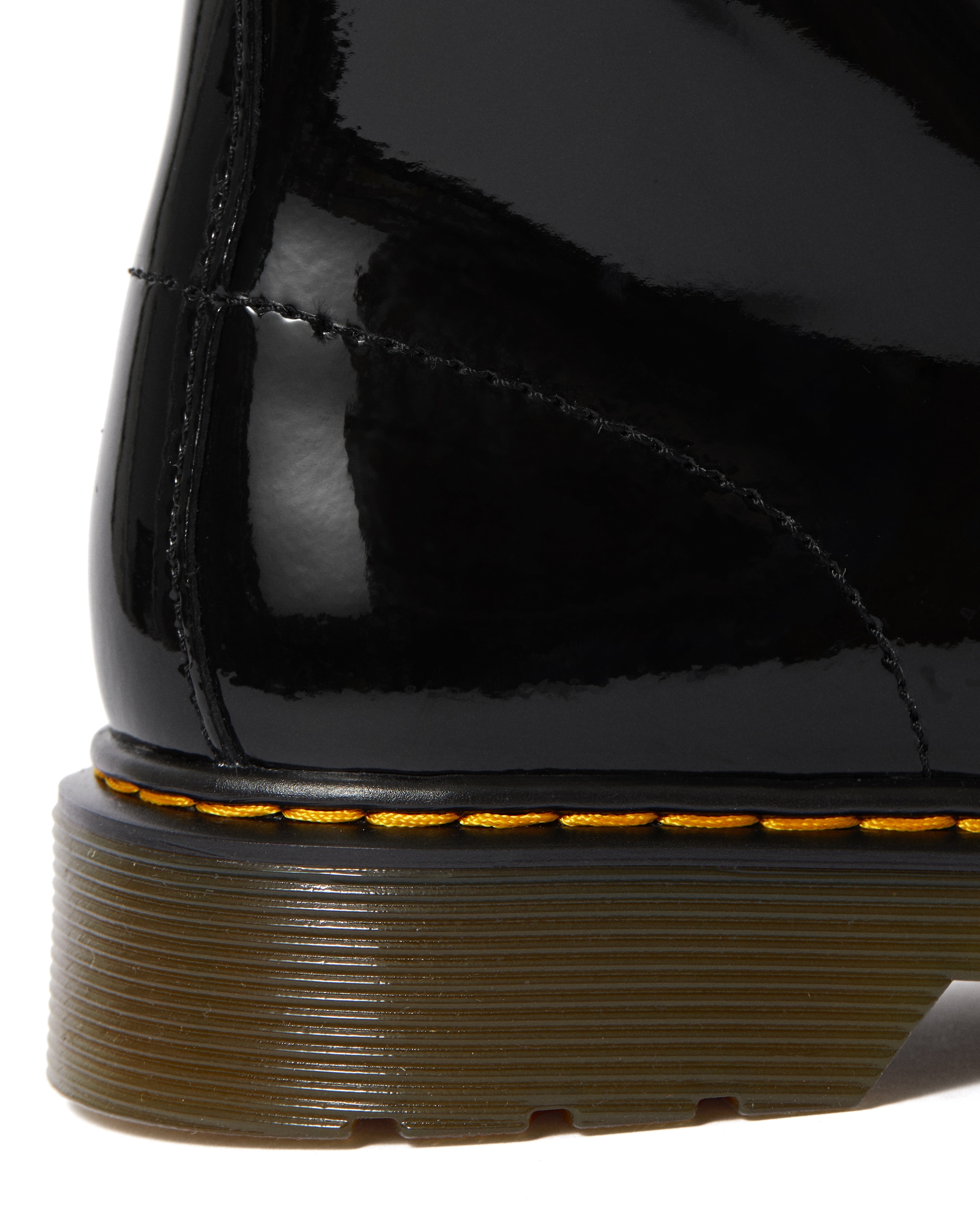 DR. MARTENS Schnürboots »1460 Y Black Patent Lamper«  Kinder Stiefel, Boots mit logobedruckter Anziehlasche