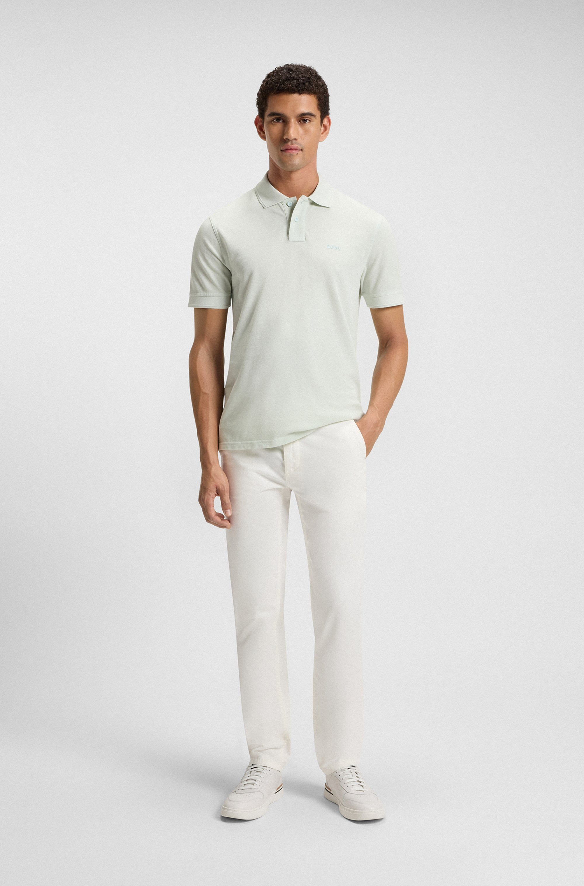 BOSS Orange Slim Chino Hose Natural 34 2