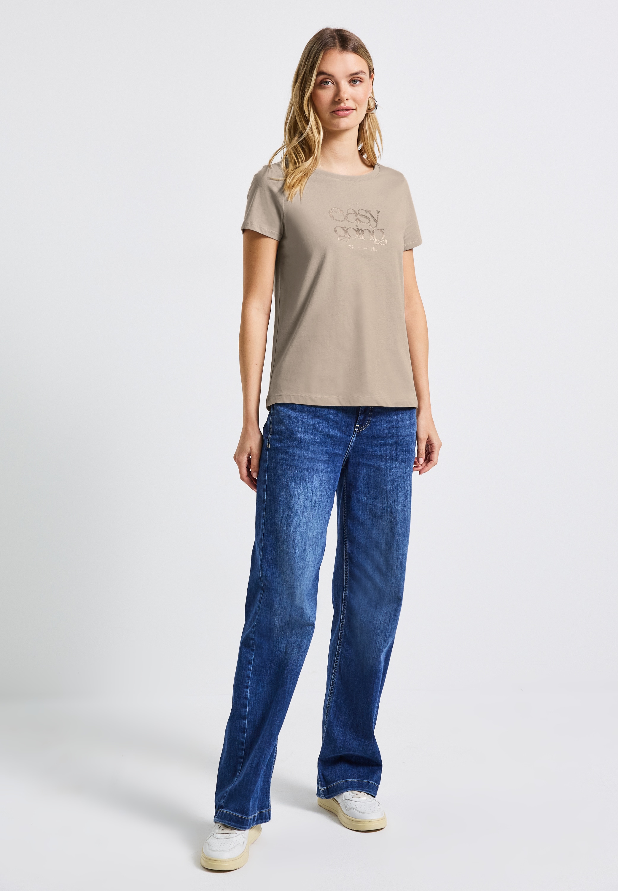 STREET ONE T-Shirt, mit Wording-Print