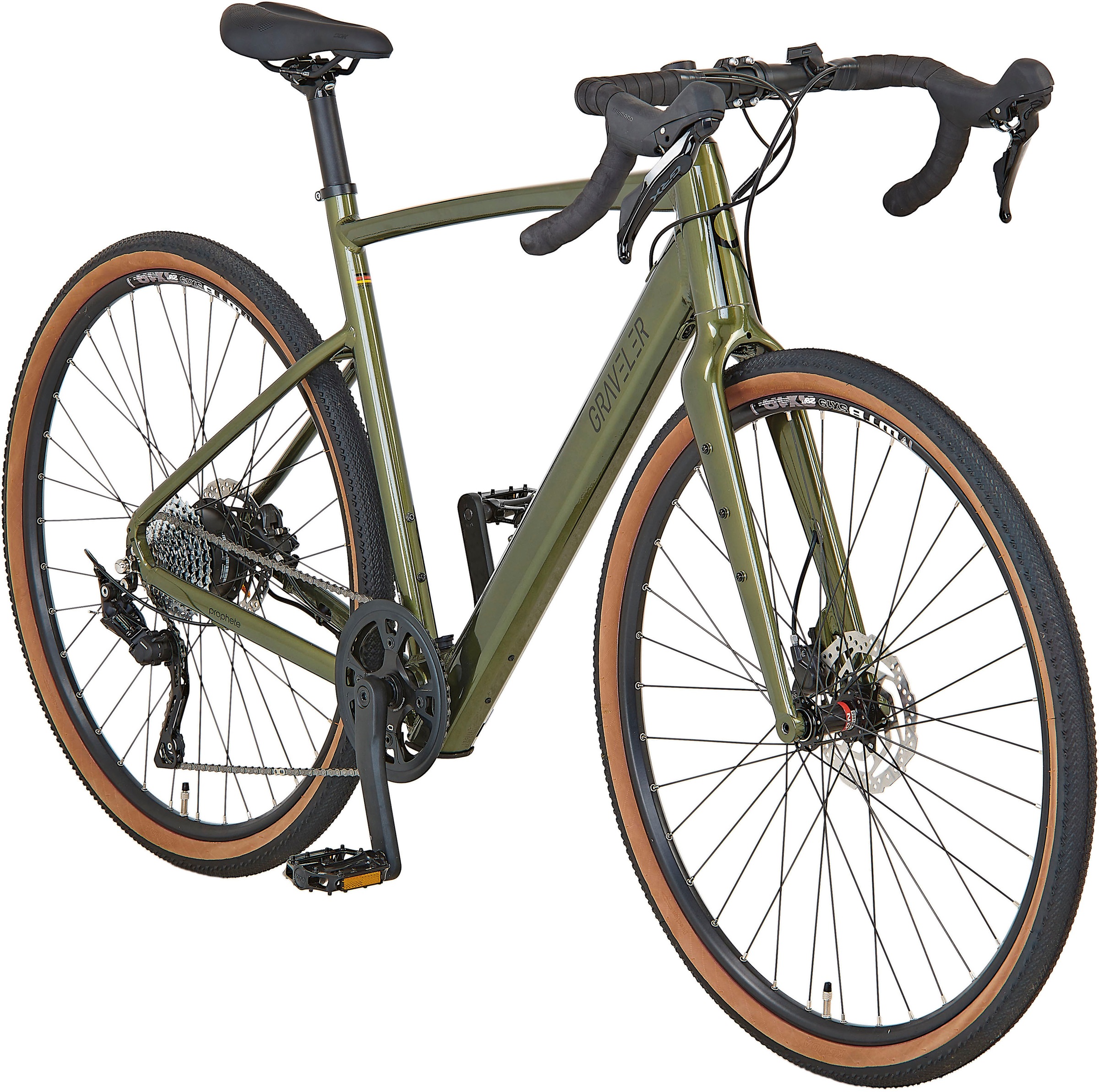 Prophete E-Bike »Graveler 1.0«, 8 Gang, Shimano, Heckmotor 250 W, Pedelec, Elektrofahrrad für Herren, Crossrad