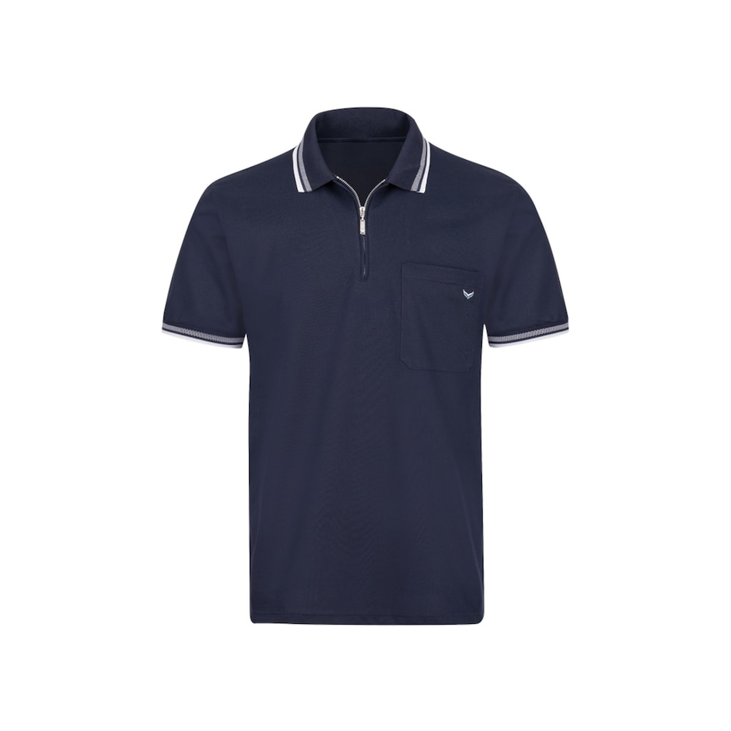 Trigema Poloshirt »TRIGEMA Poloshirt mit Reißverschluss«, (1 tlg.)