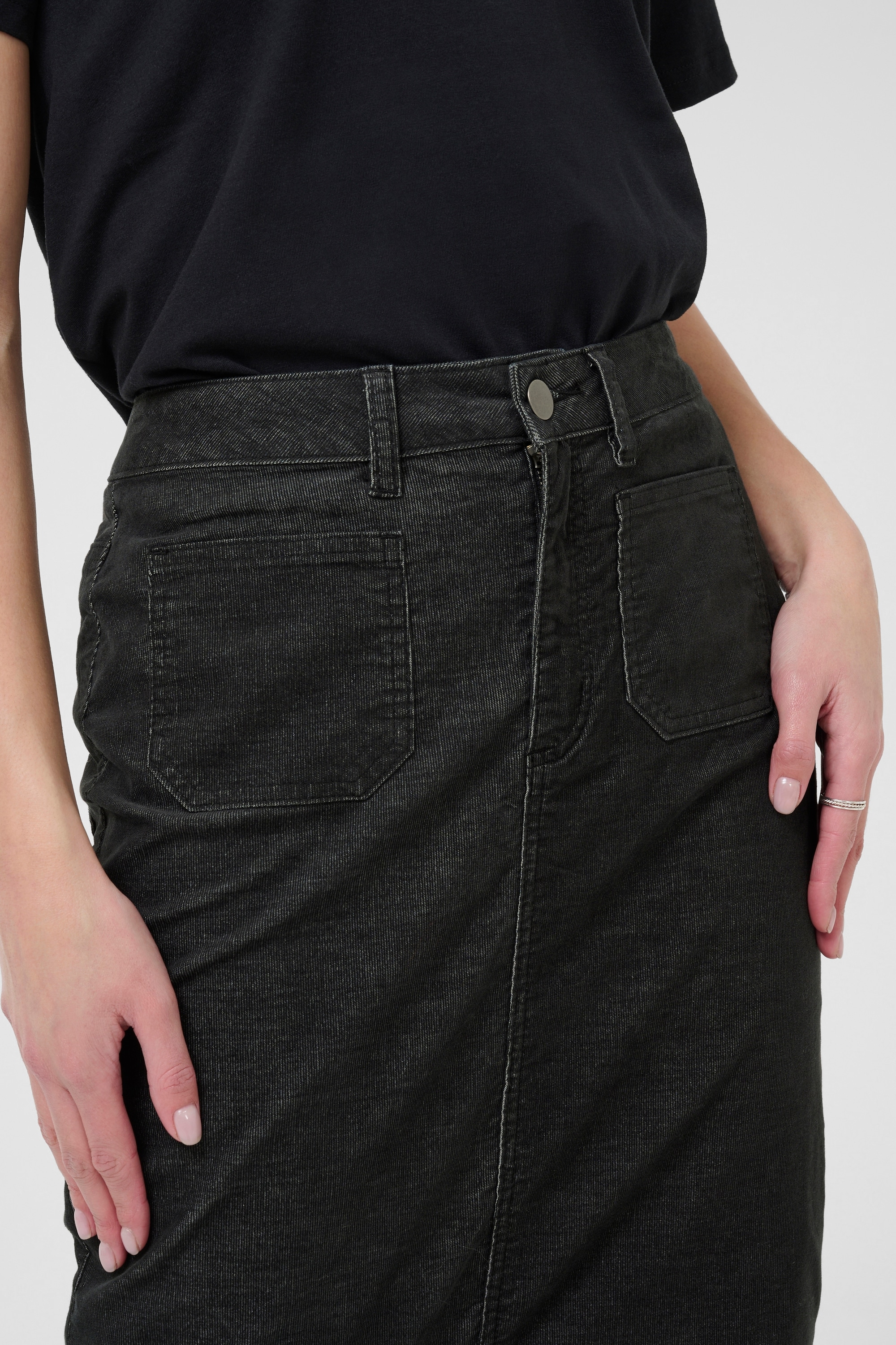 KAFFE Midirock »Damen Rock KAmolly«