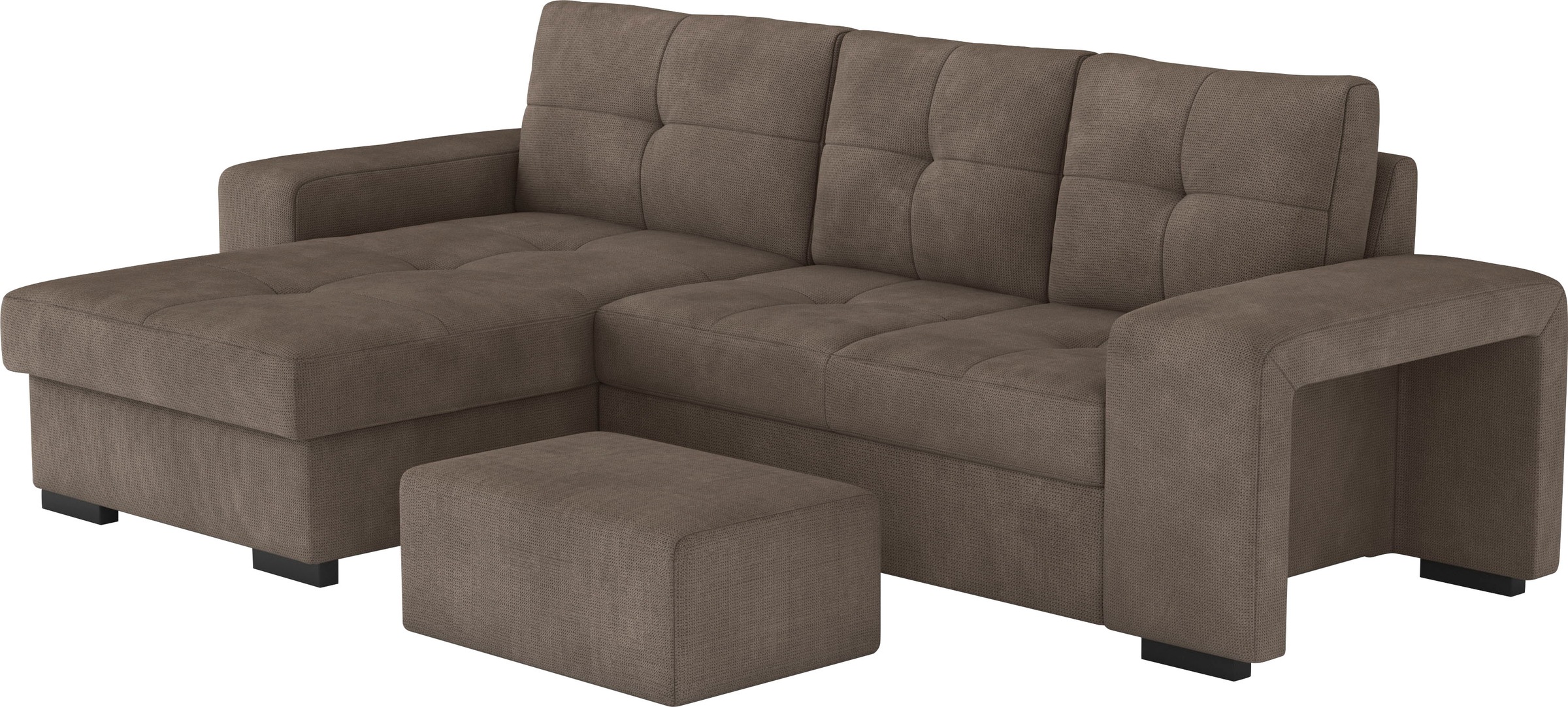 Thumbnail - COTTA Ecksofa "Mattina L-Form", mit Hocker, wahlweise mit Bettfunktion & Bettkasten