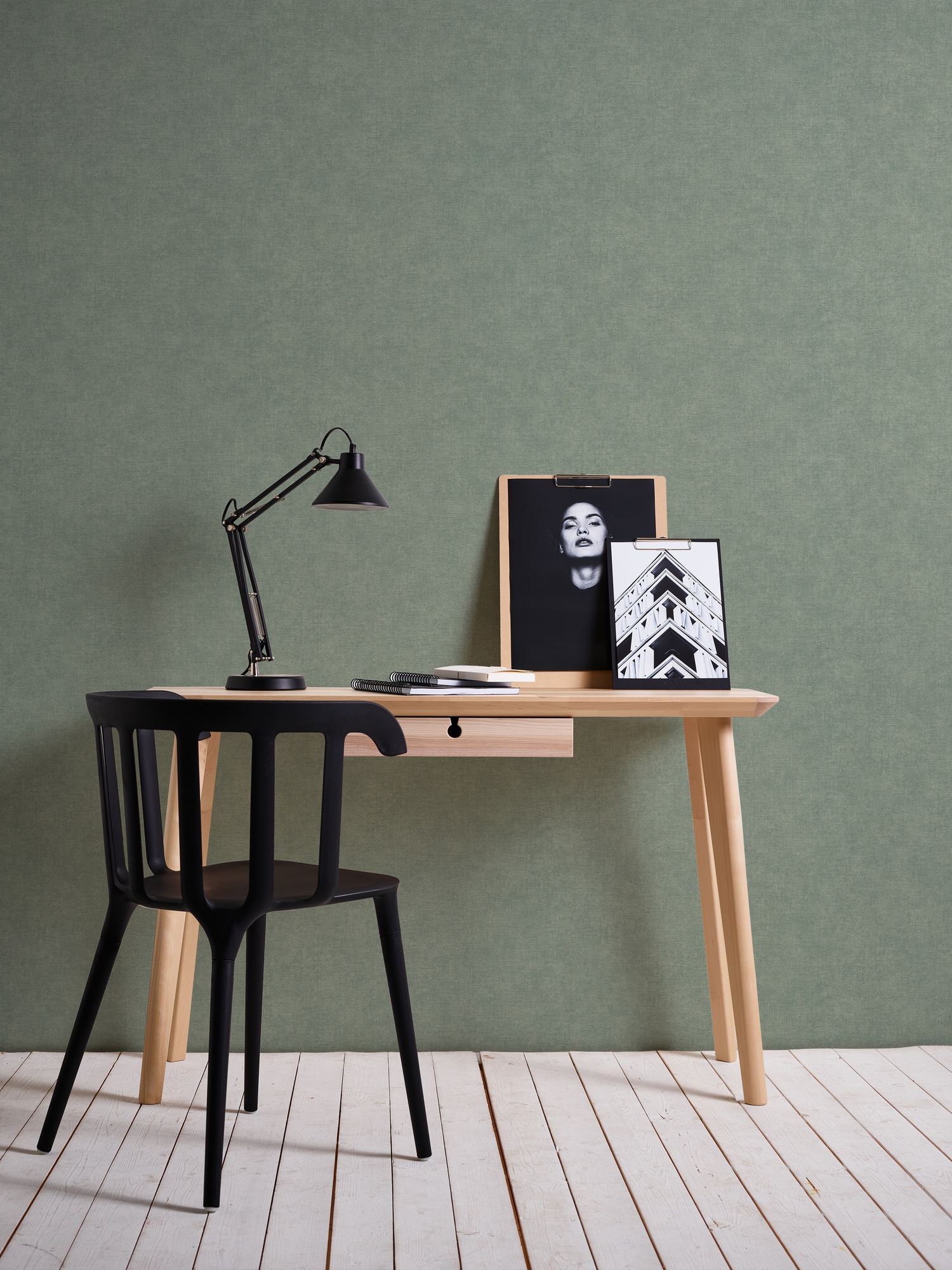 living walls Vliestapete »Smart Surfaces einfarbige Tapete Unitapete Struktur-Optik Landhaus«, matt, Vliestapete Textil-Optik für Schlafzimmer Küche Wohnzimmer Uni Design