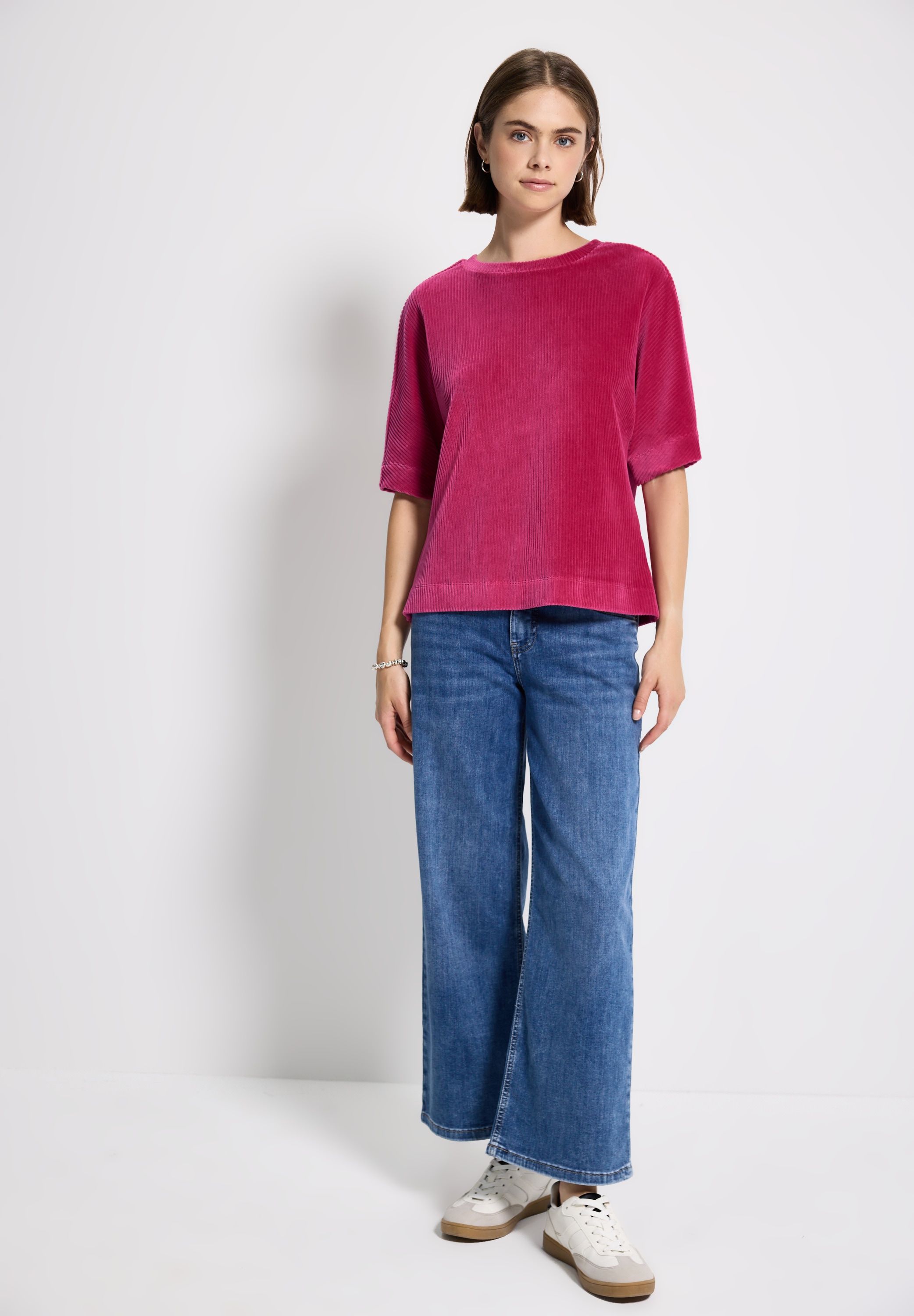 STREET ONE STUDIO T-Shirt, im soften Baumwoll-Mix