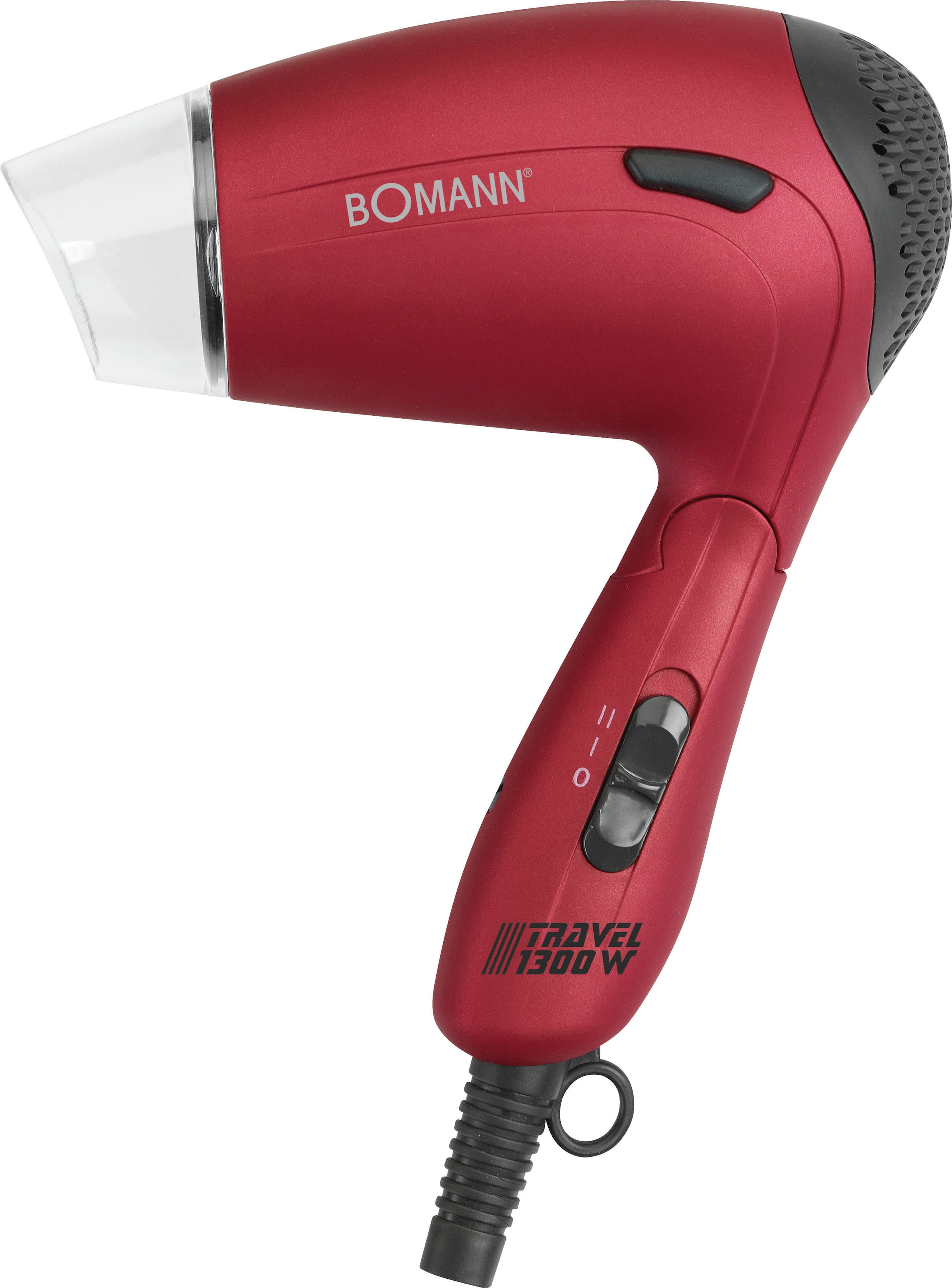 BOMANN Reisehaartrockner »HTD 8005 CB«, 1300 W, mit Klappgriff