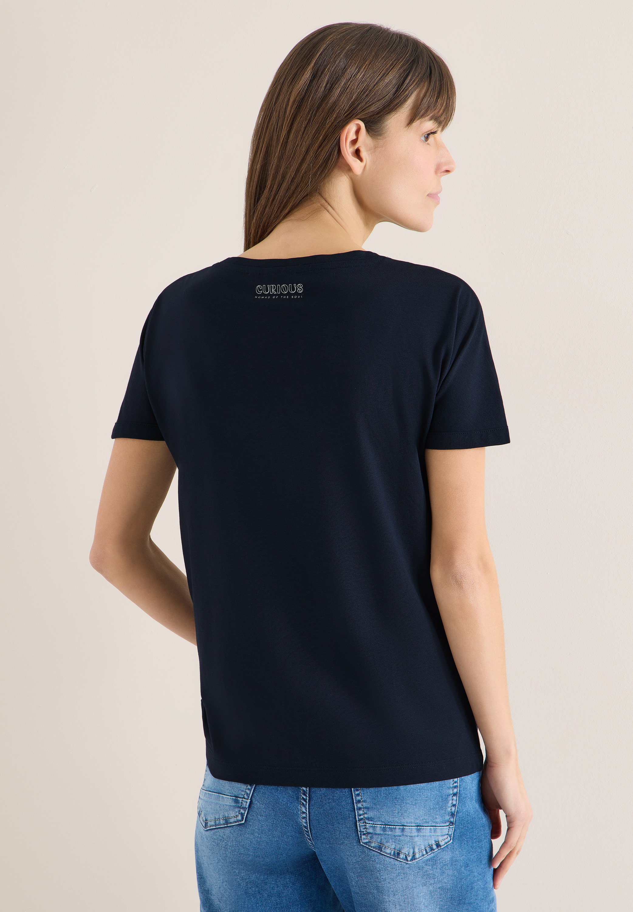 Cecil T-Shirt mit U-Boot-Ausschnitt günstig online kaufen