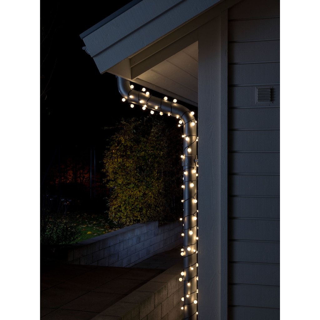 KONSTSMIDE LED-Lichterkette »Weihnachtsdeko aussen«, 80 St.-flammig
