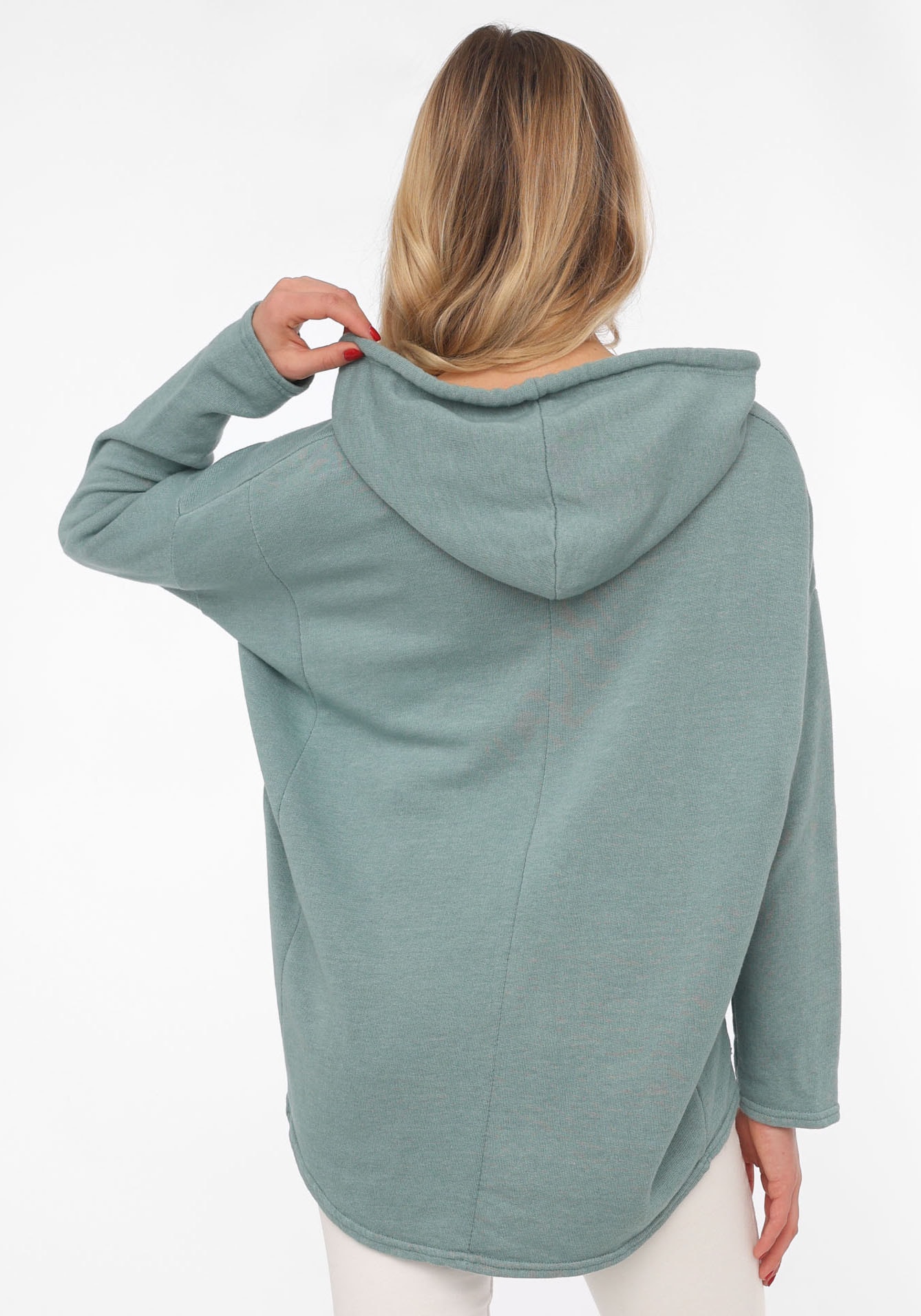 Zwillingsherz Hoodie »"Moin"«, Kapuze, Kordelzug, Langarm, maritimer Schriftzug