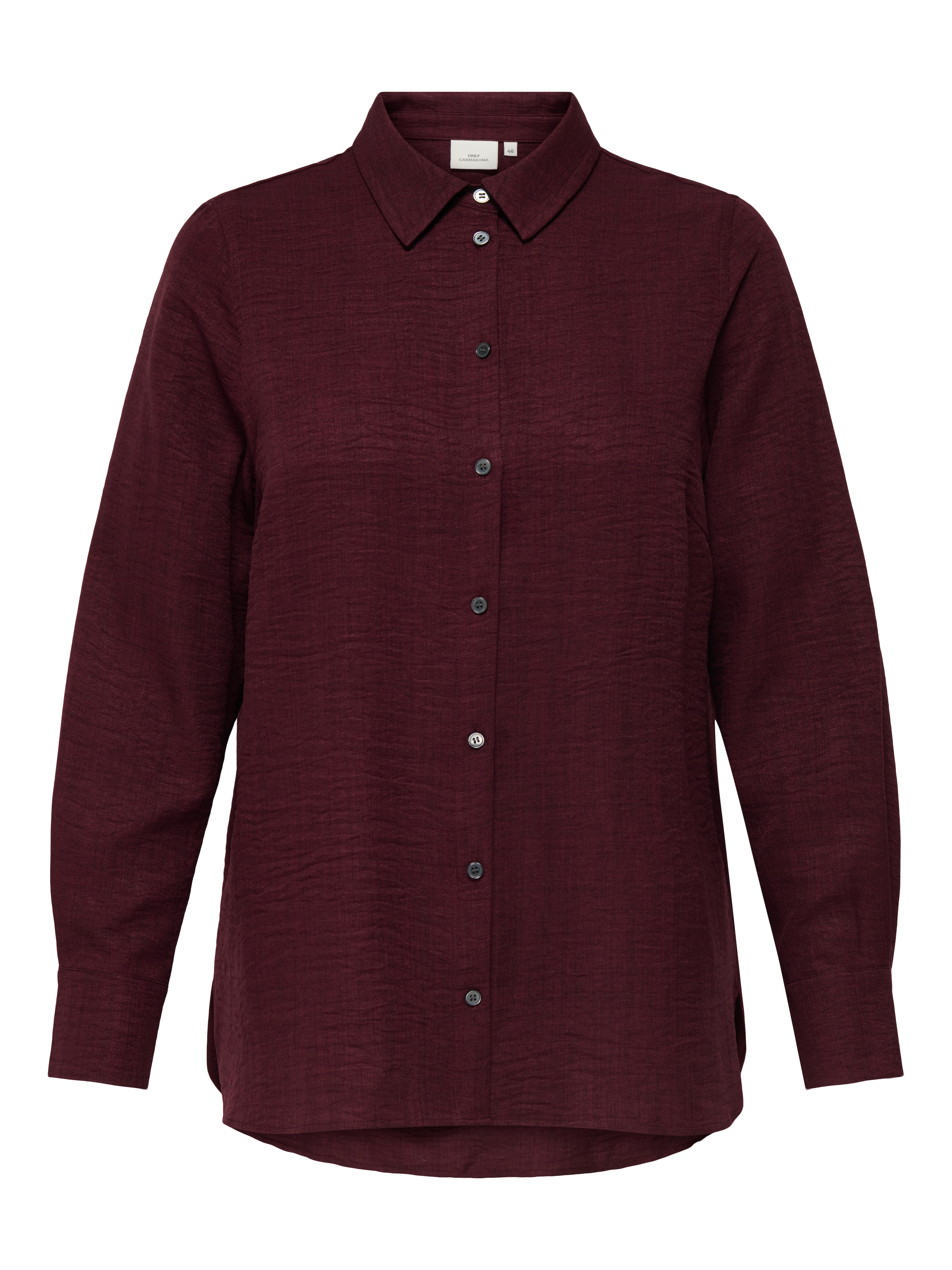 ONLY CARMAKOMA Hemdbluse »CARBAY LS SHIRT WVN BF«