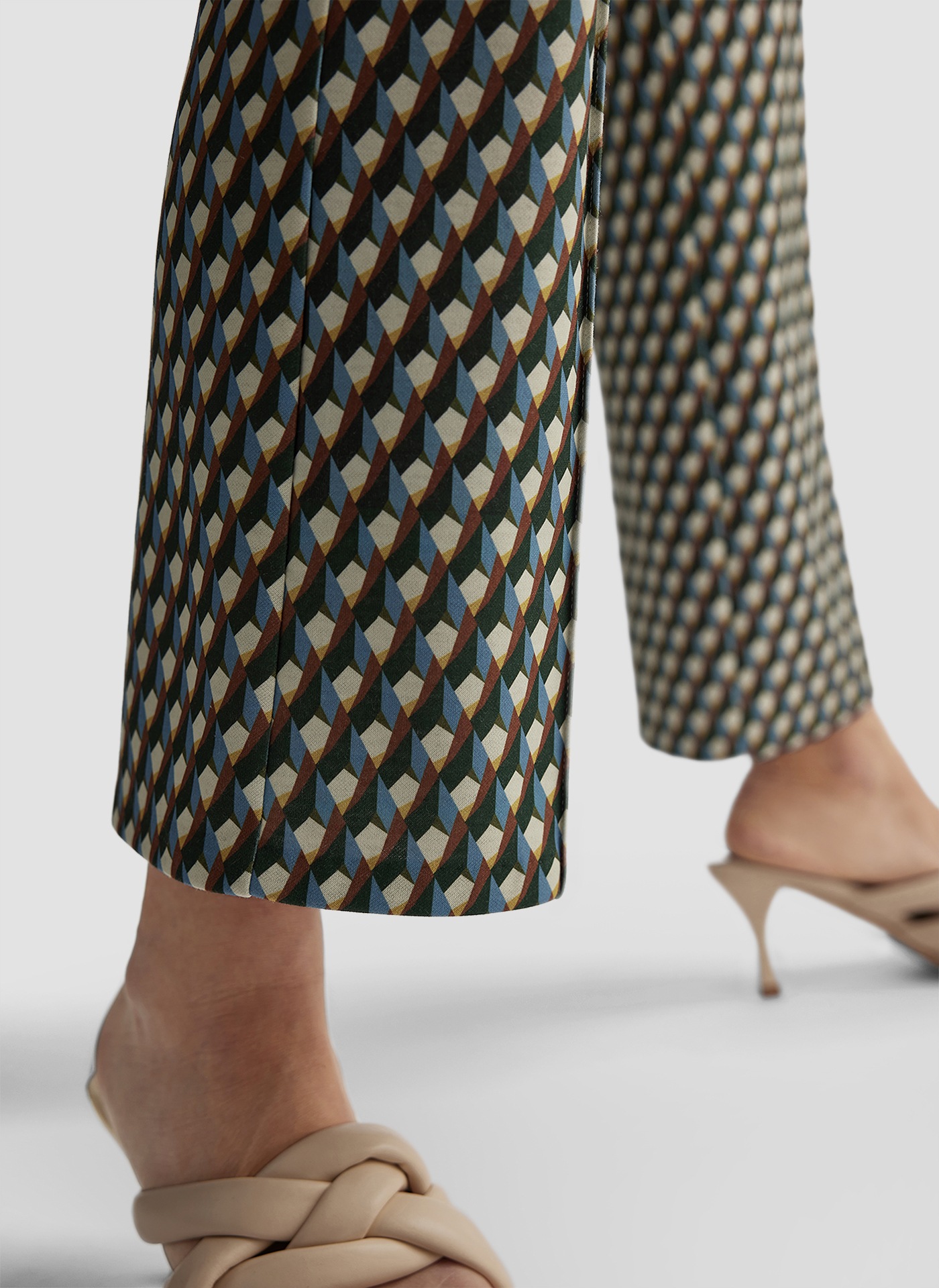 LeComte Jerseyhose »LeComte Elegante geometrisch gemusterte Hose für Damen«