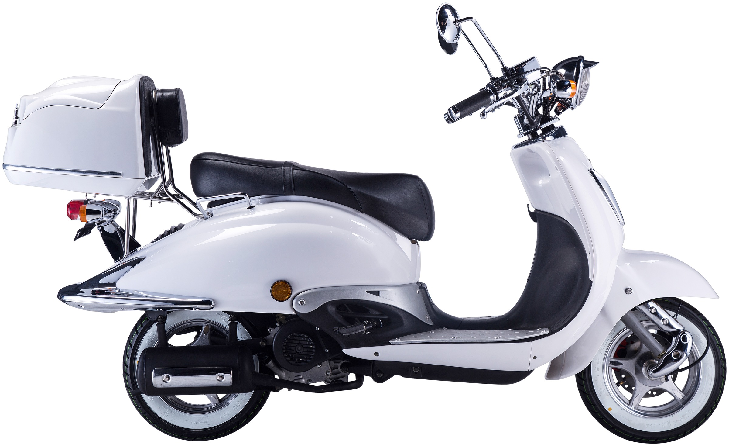 GT UNION Motorroller »Strada 45« 49,5 cm³ 45 km/h Euro 5 3 Set, mit Topcase,  Luftgekühlter Motor
