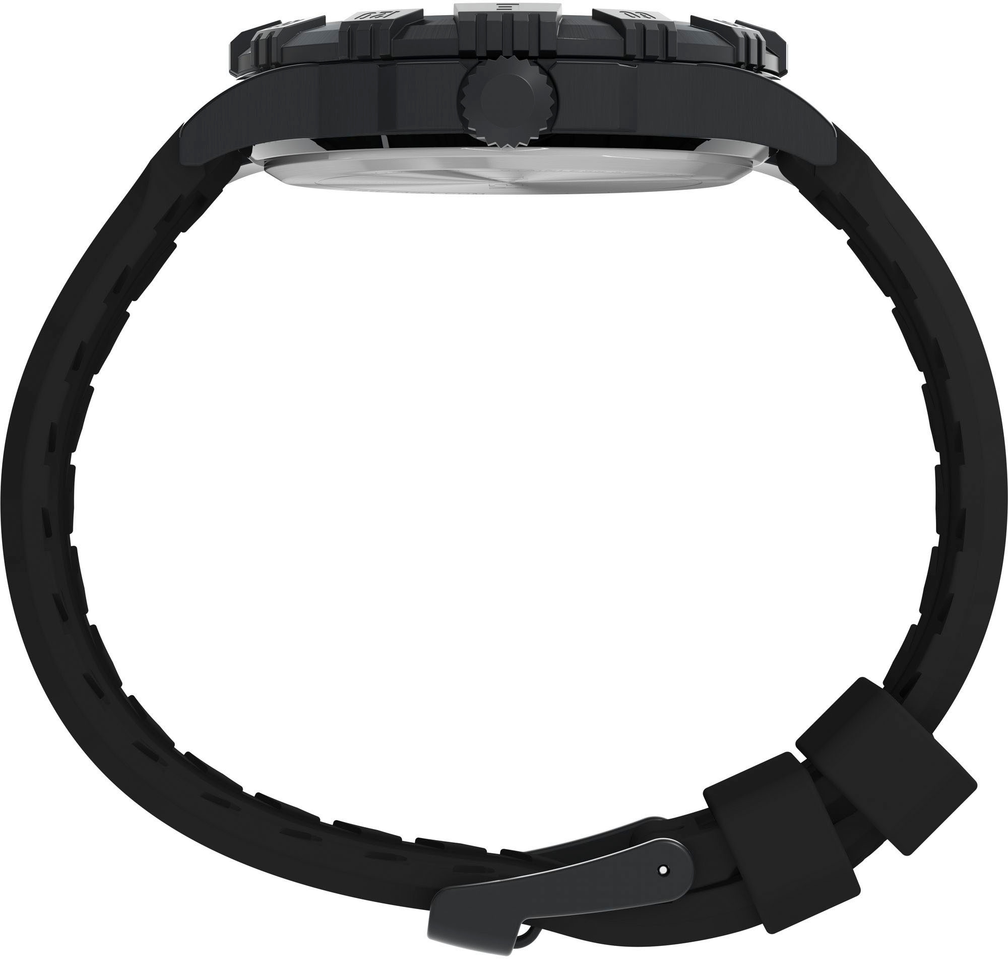 Timex Quarzuhr »RIDGE«, Armbanduhr, Herrenuhr,Silikonarmband,Datum, Leuchtzeiger