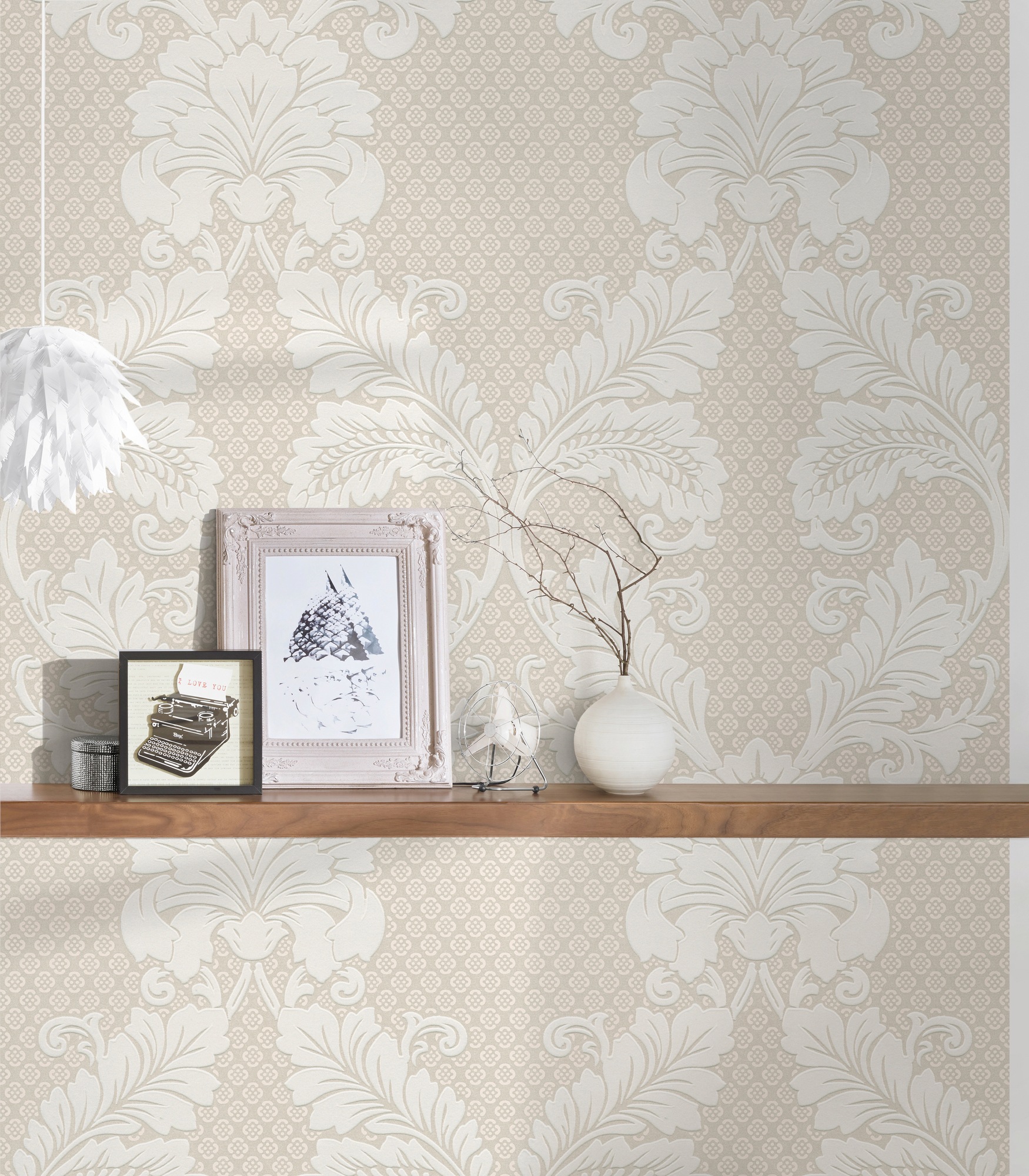 Architects Paper Vliestapete »Luxury wallpaper«, Barock-ornamental-gemustert, Ornament Tapete Barock Tapeten Wohnzimmer Schlafzimmer Küche Flur Büro