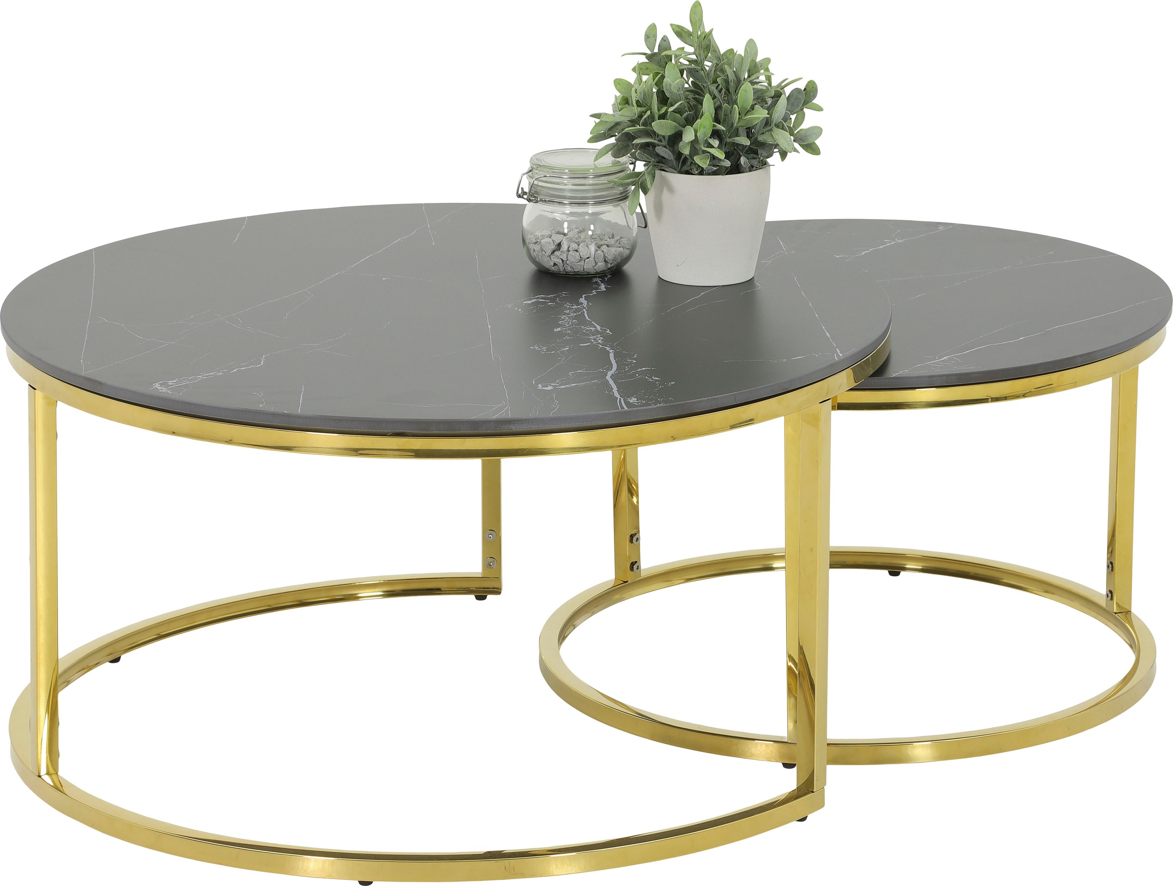 HELA Satztisch "LUIS Topseller, Couchtisch rund", (Set, 2 St.), 2er Set, 12 günstig online kaufen