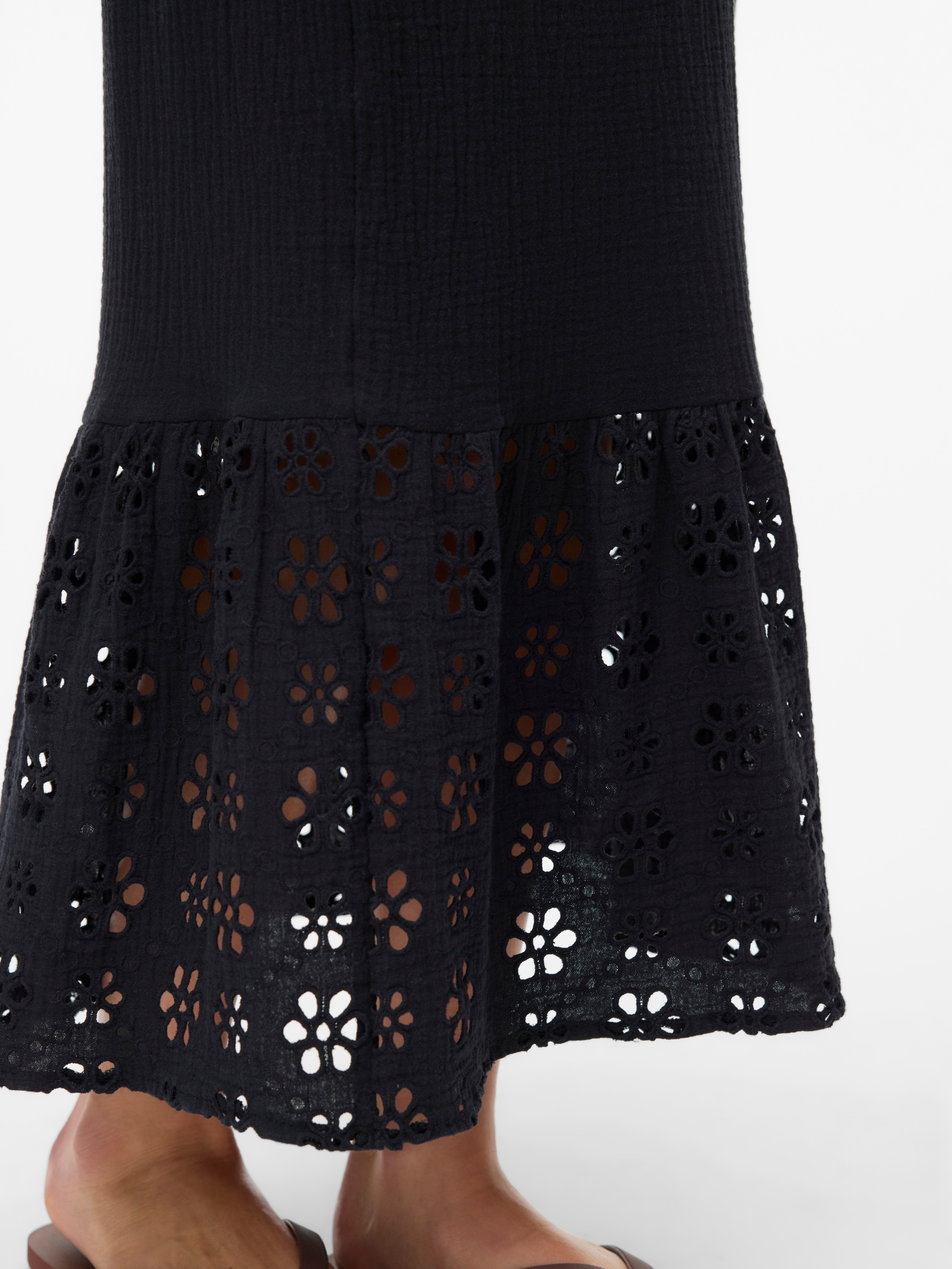 Thumbnail - Vero Moda Maxirock "VMNATALI HW ANCLE SKIRT WVN GA"