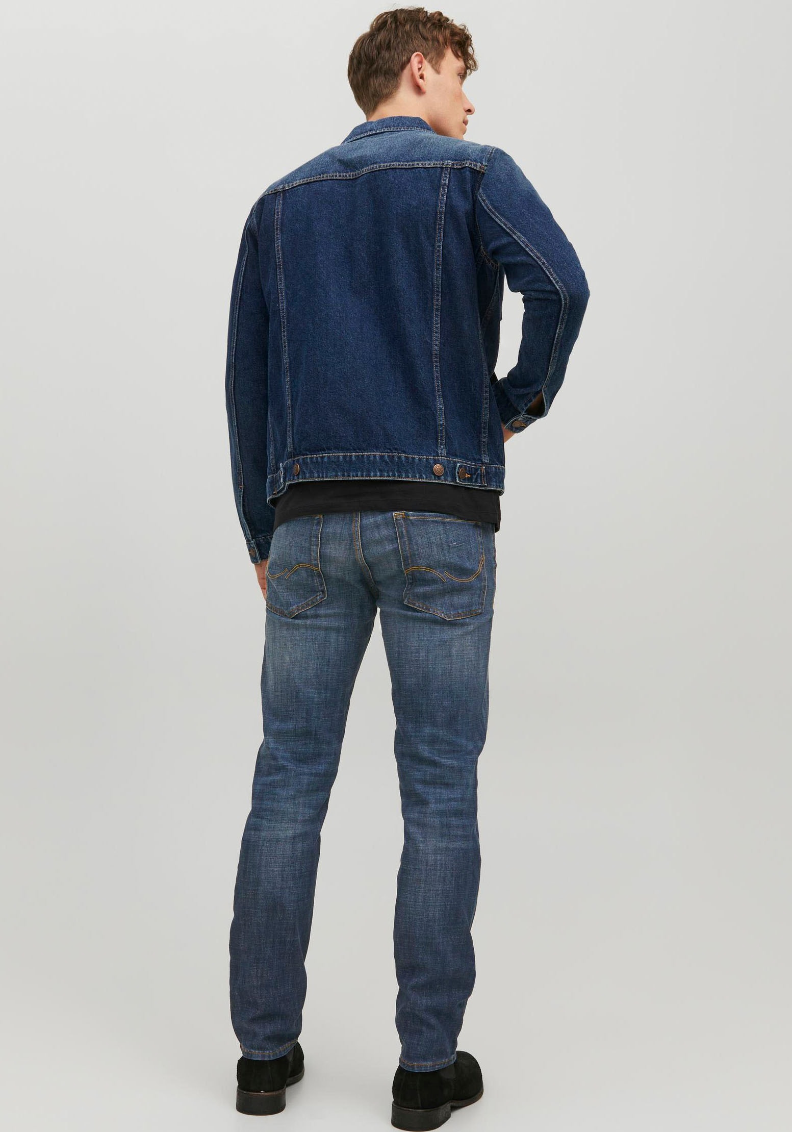 Jack & Jones Regular-fit-Jeans "JJ JJICLARK JJORIGINAL GE 049" günstig online kaufen