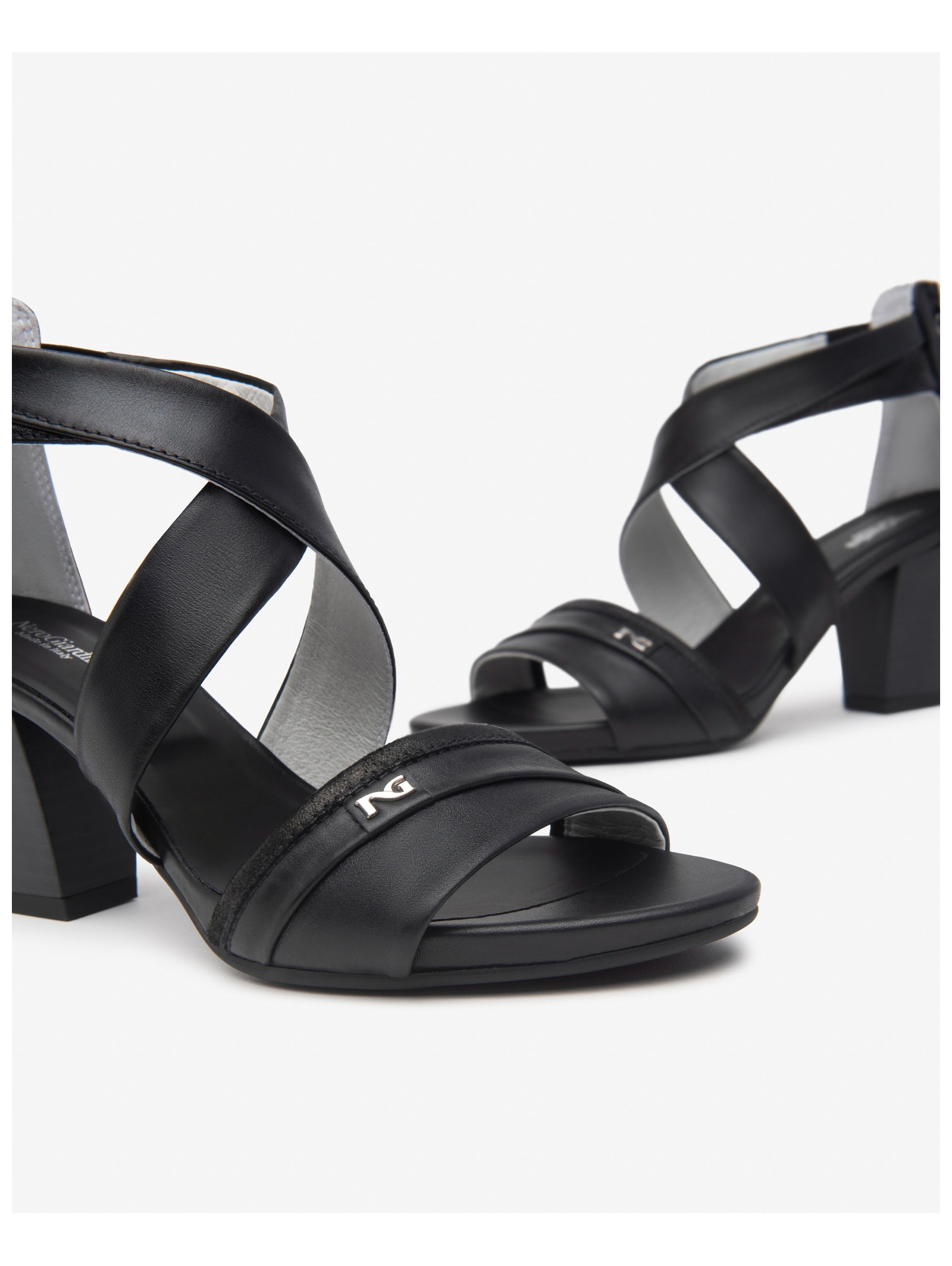 Nero Giardini High-Heel-Sandalette »Nero Giardini Sandalen Leder«