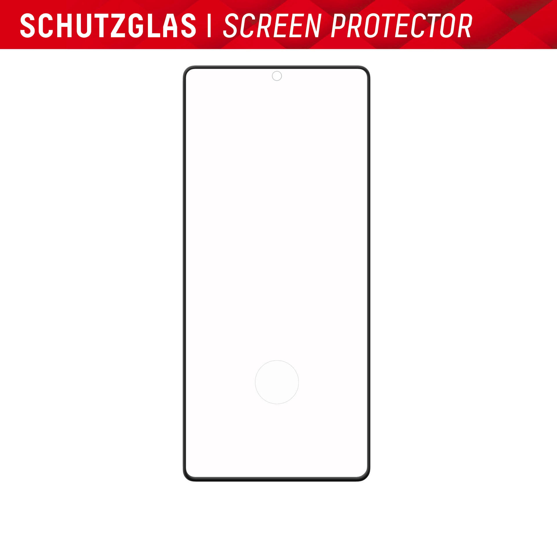 Displex Displayschutzglas »Real Glass 3D Screen Protection«, für Samsung Galaxy S23 Ultra, Displayschutzfolie, Schutzfolie, Bildschirmschutz, kratz- & stoßfest