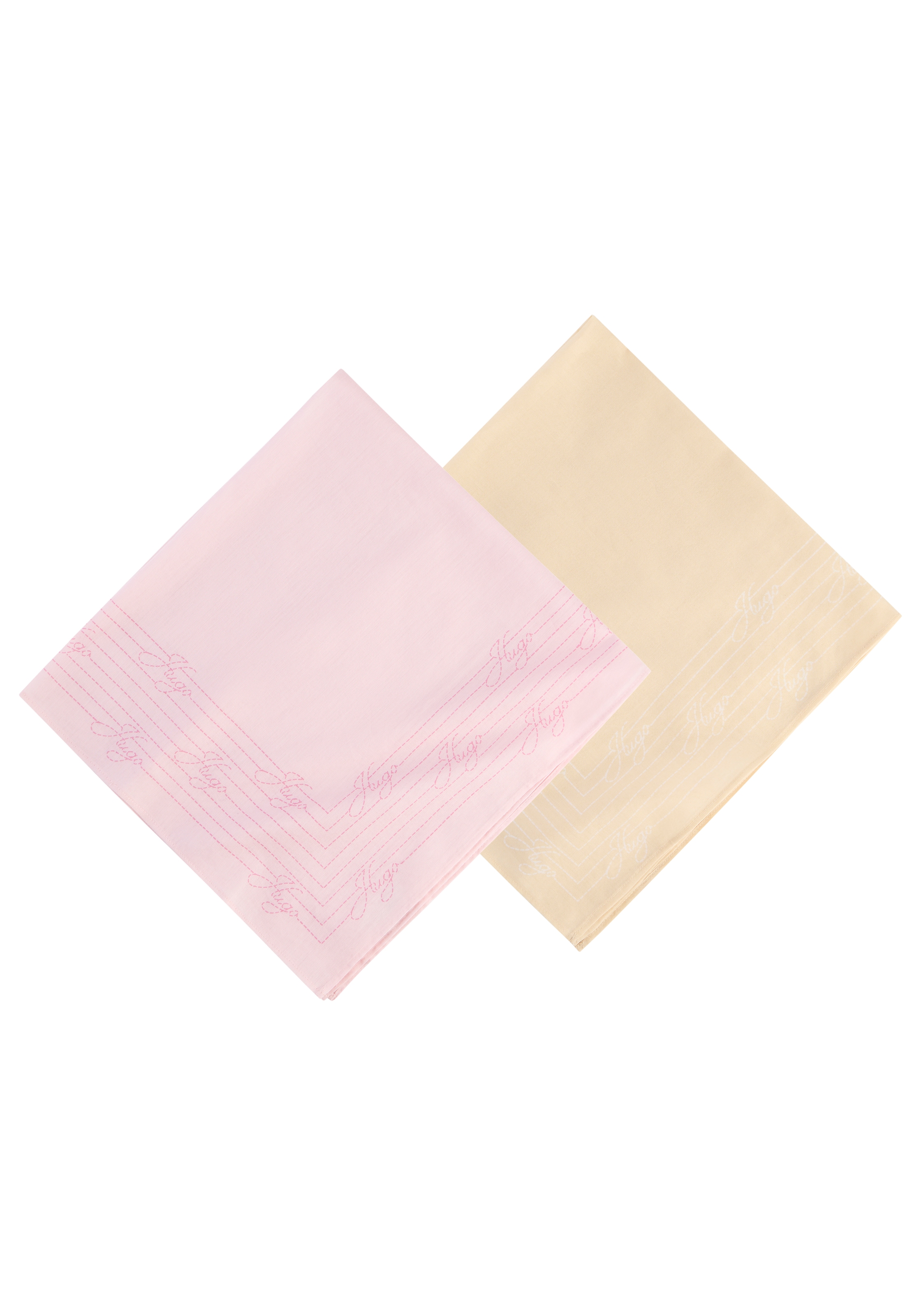 HUGO Halstuch »Bandana« 2 Stk. mit Logodruck