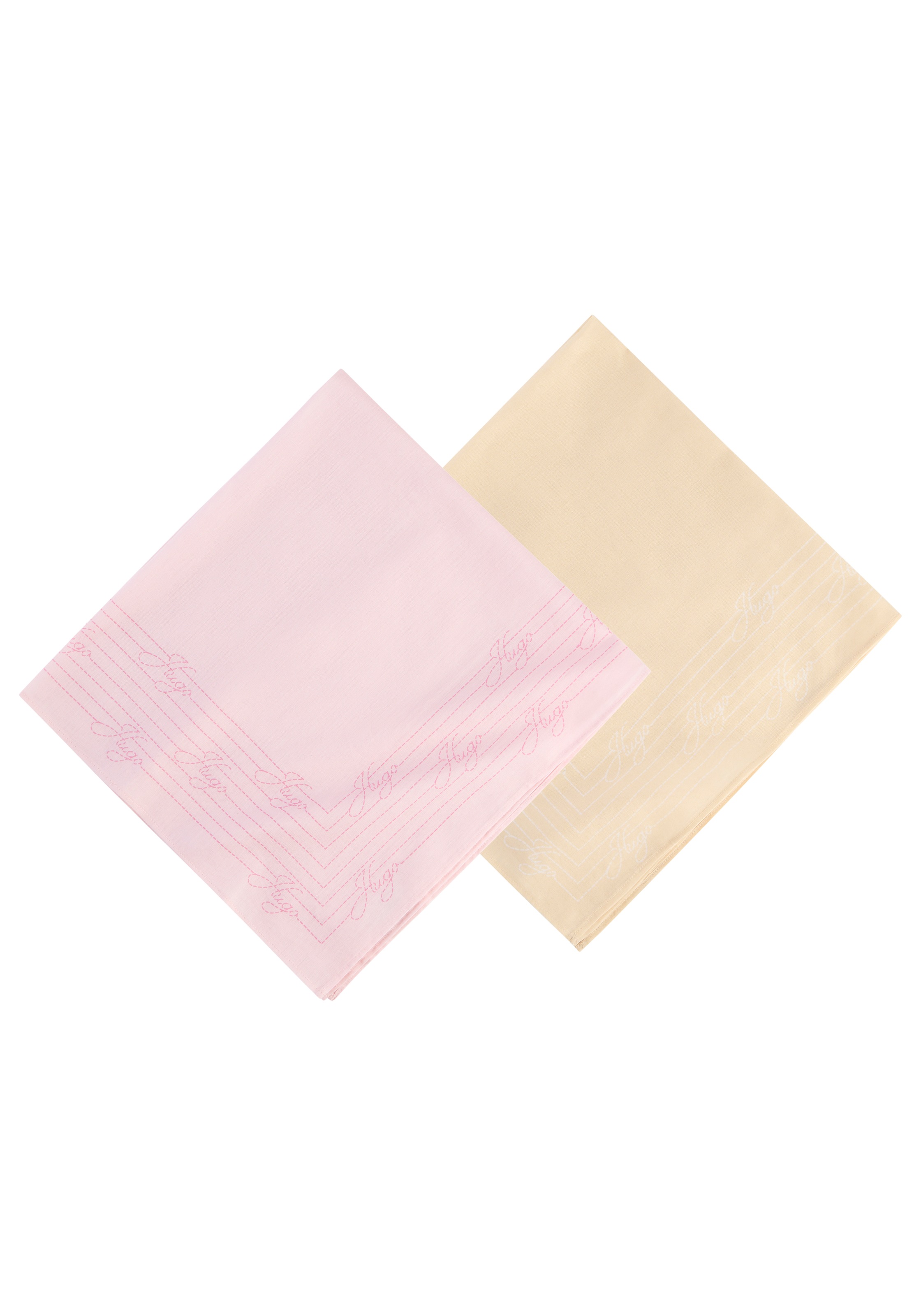 HUGO Halstuch "Bandana" 2 Stk. mit Logodruck günstig online kaufen