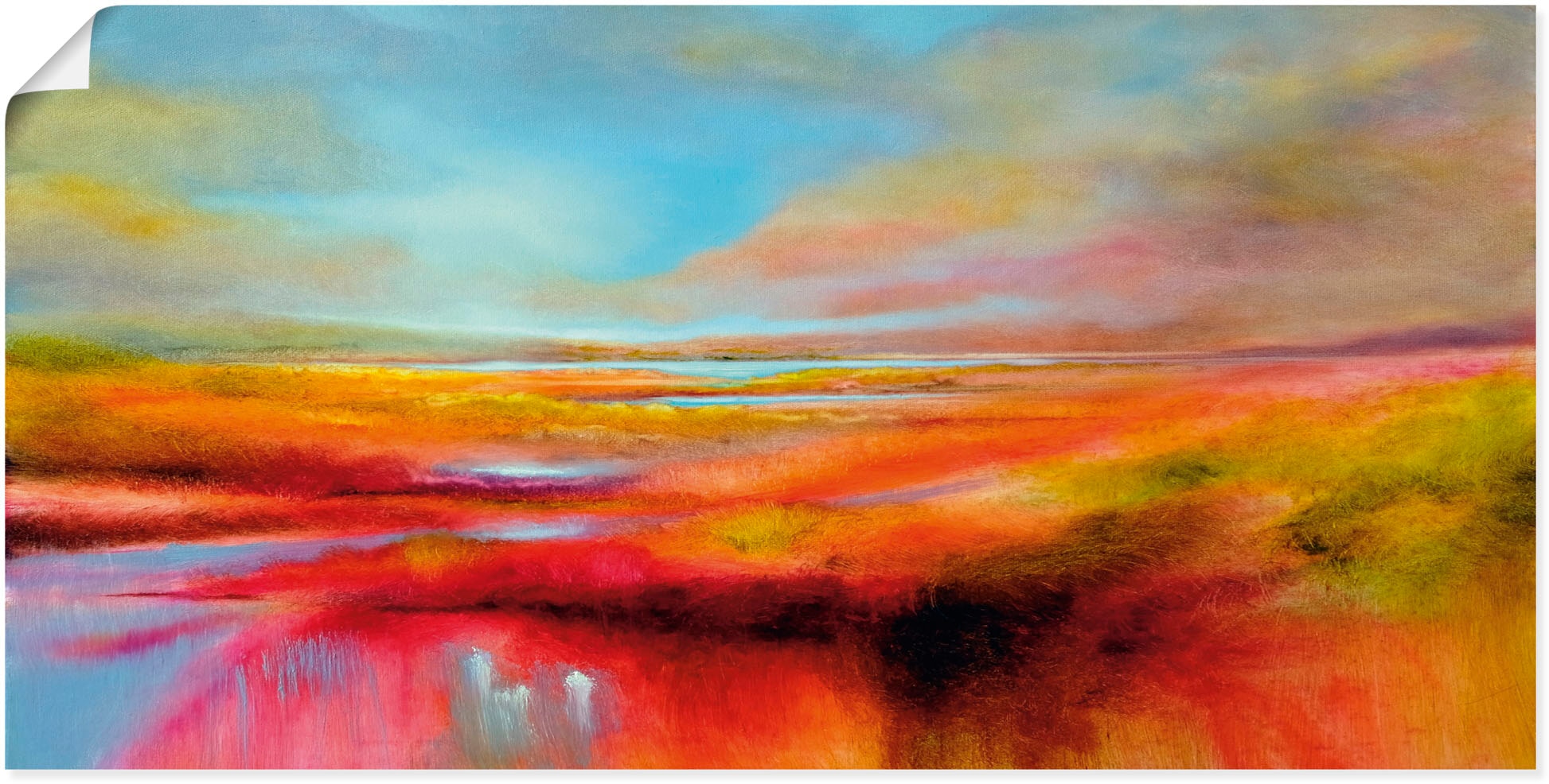 Artland Wandbild "Ein perfekter Tag" Bilder vom Sonnenuntergang & -aufgang 1 Stk. tlg. als Leinwandbild, Poster in verschied. Größen