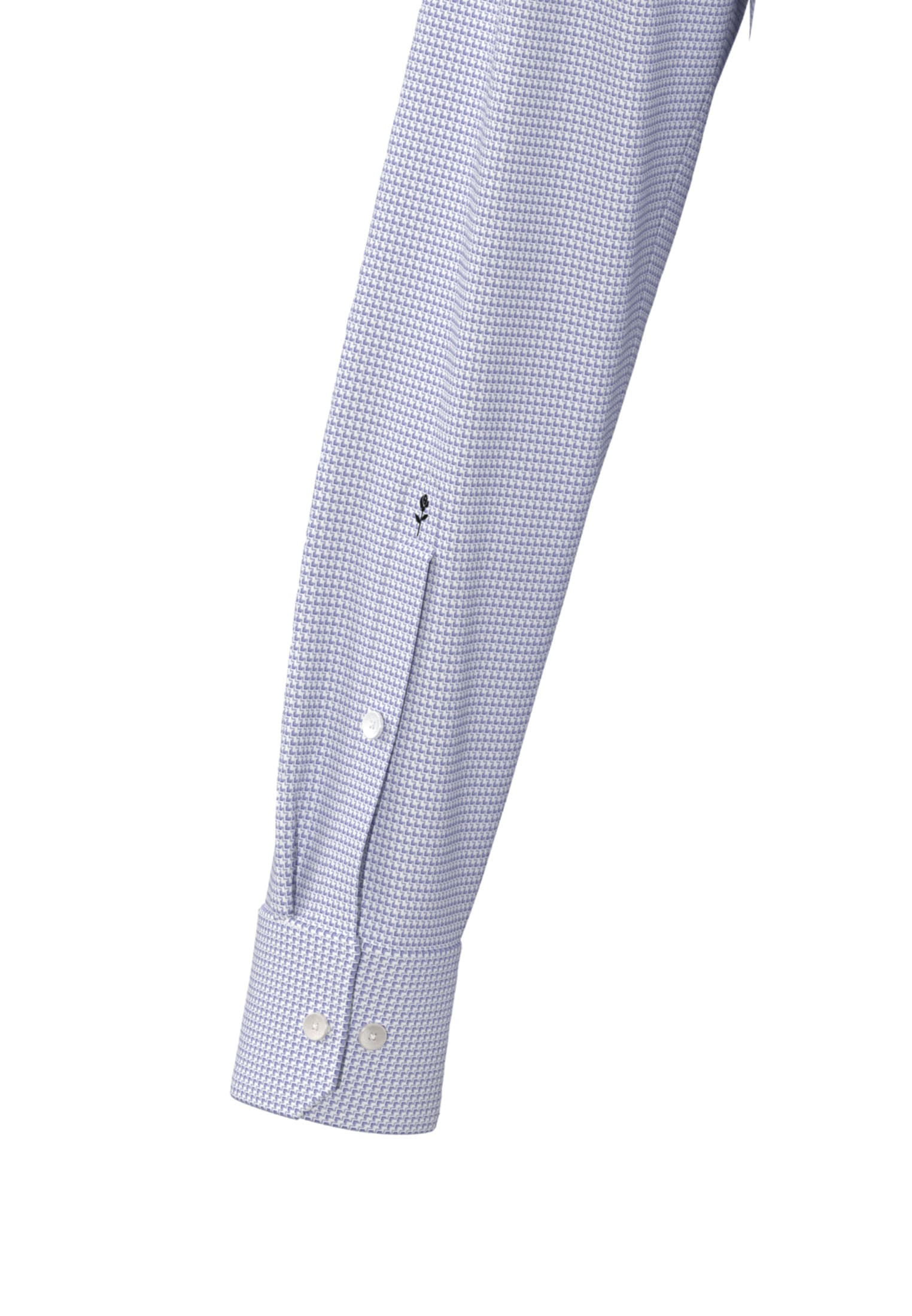 seidensticker Businesshemd »Regular«, Regular Langarm Button-Down-Kragen Struktur