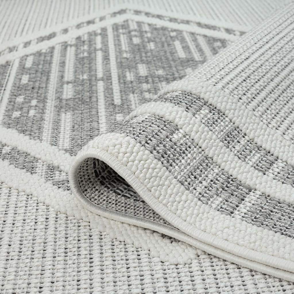 Carpet City Lindo 8853 Round Rug Gray 200cm 3