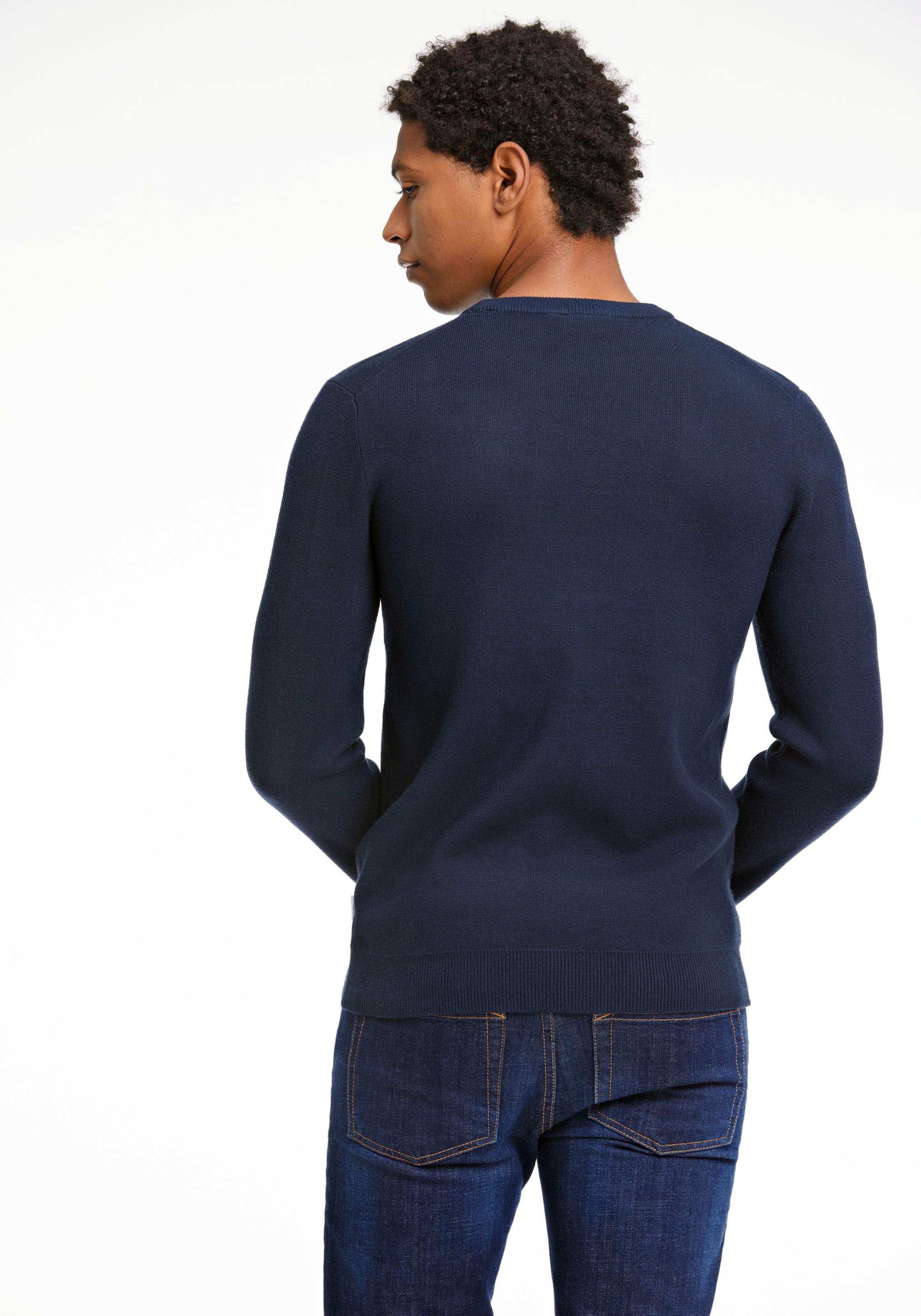 LINDBERGH Rundhalspullover im klassischem Design, mit Viskose günstig online kaufen