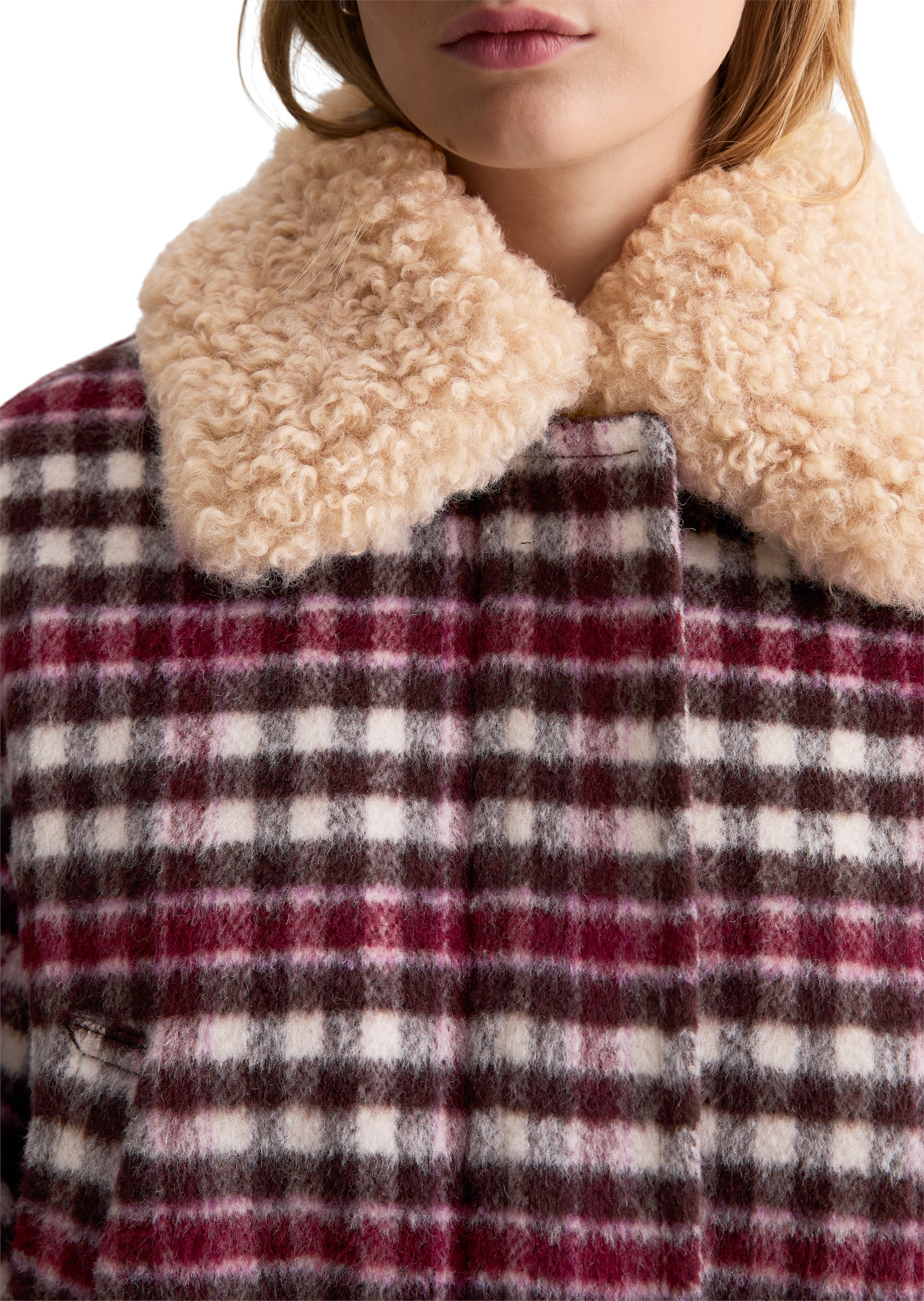 Marc O'Polo DENIM Outdoorjacke »mit abnehmbarem Teddykragen«
