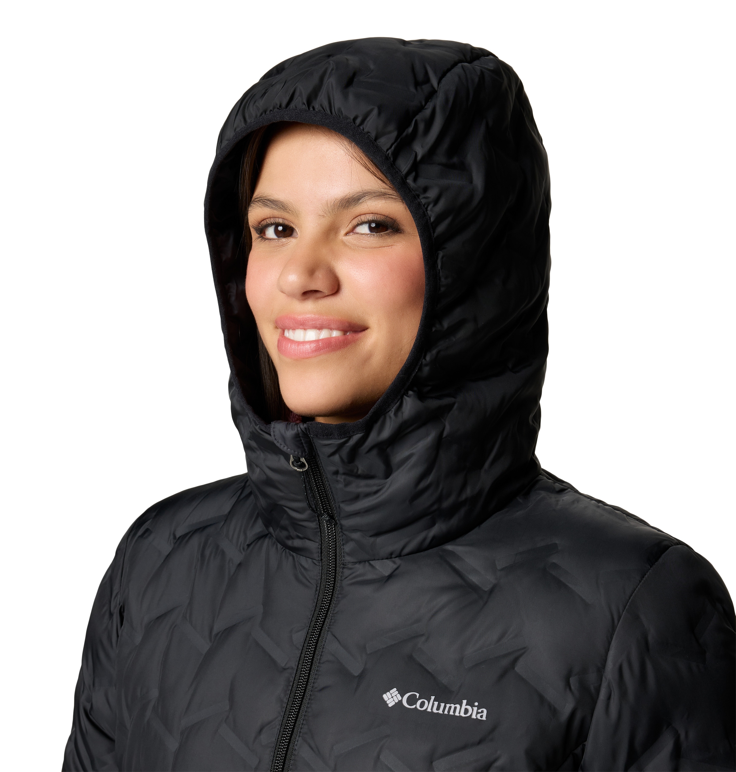 Columbia Daunenjacke »Delta Ridge™ II Long Down Jacket«, mit Kapuze