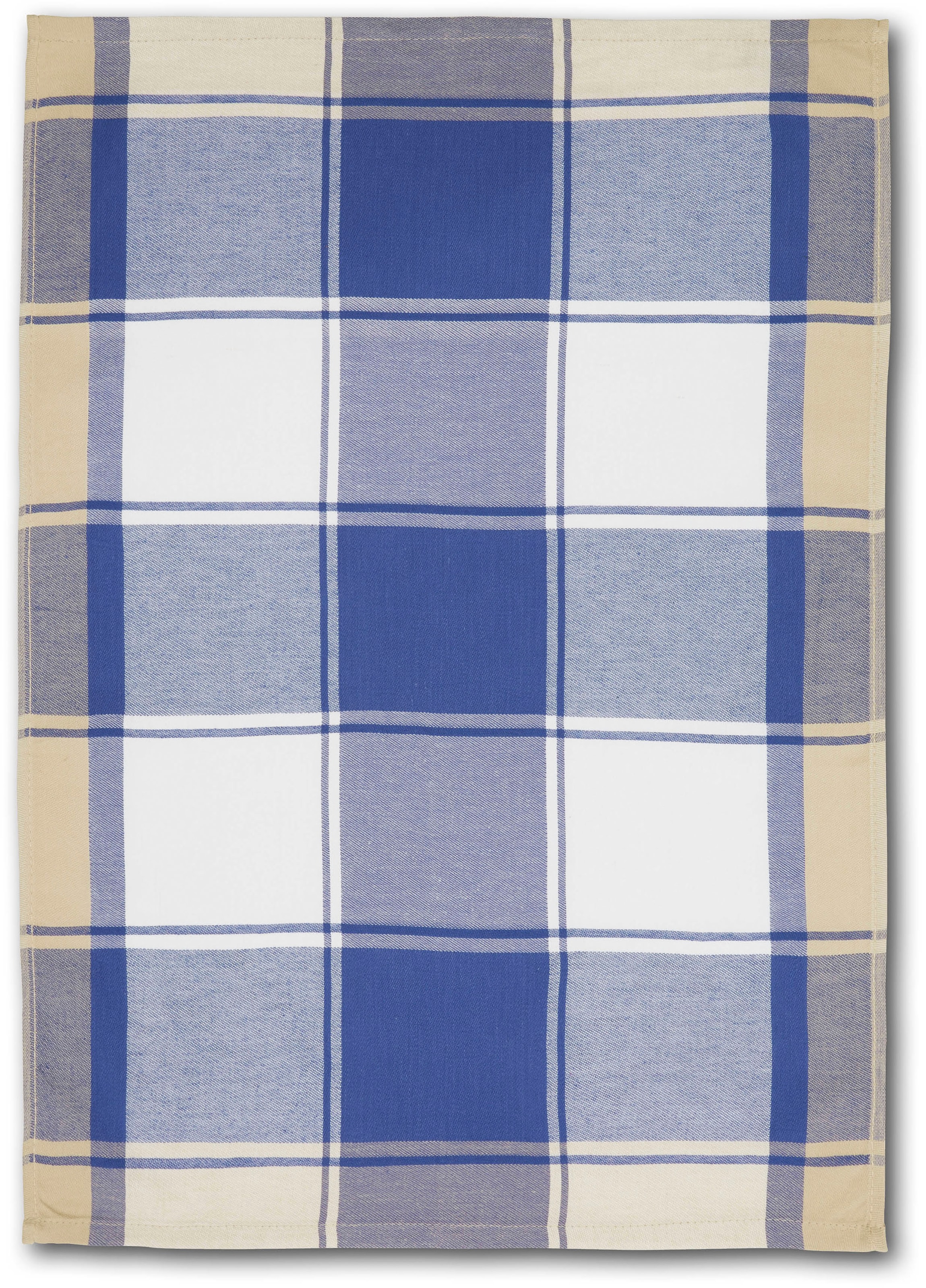 Dyckhoff Geschirrtuch »KARO, Maße je Tuch ca. 50x70 cm, aus 100% Baumwolle«, (Set, 3 tlg.), mit drei verschiedenen Motiven