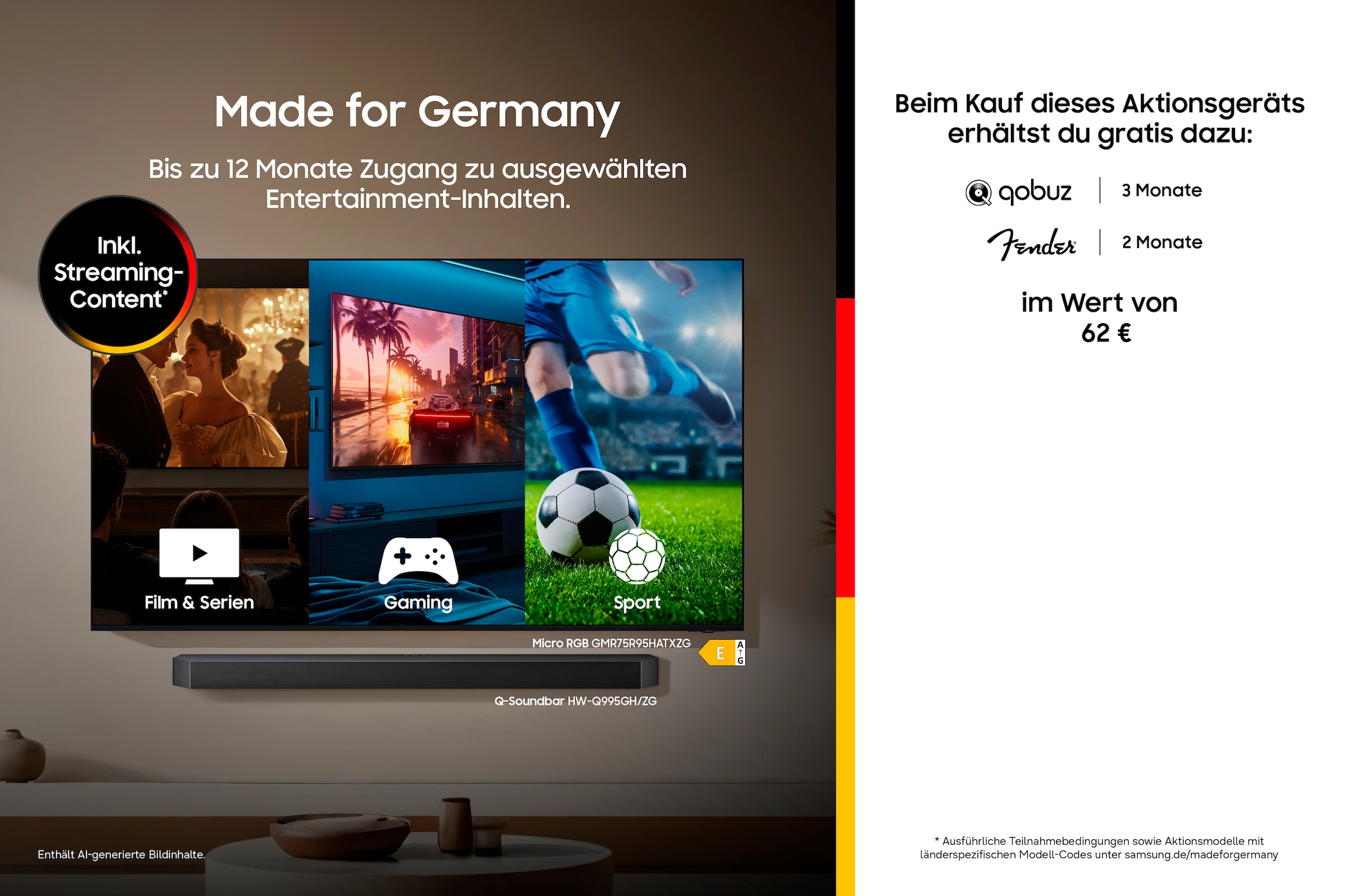 Samsung Bluetooth-Lautsprecher »Music Studio 7 LS70H« 3.1.1 (Bluetooth | WLAN (WiFi) App-Steuerung | Chromecast | Dolby Digital | Hi-Res | Nacht Modus | Sprachsteuerung )