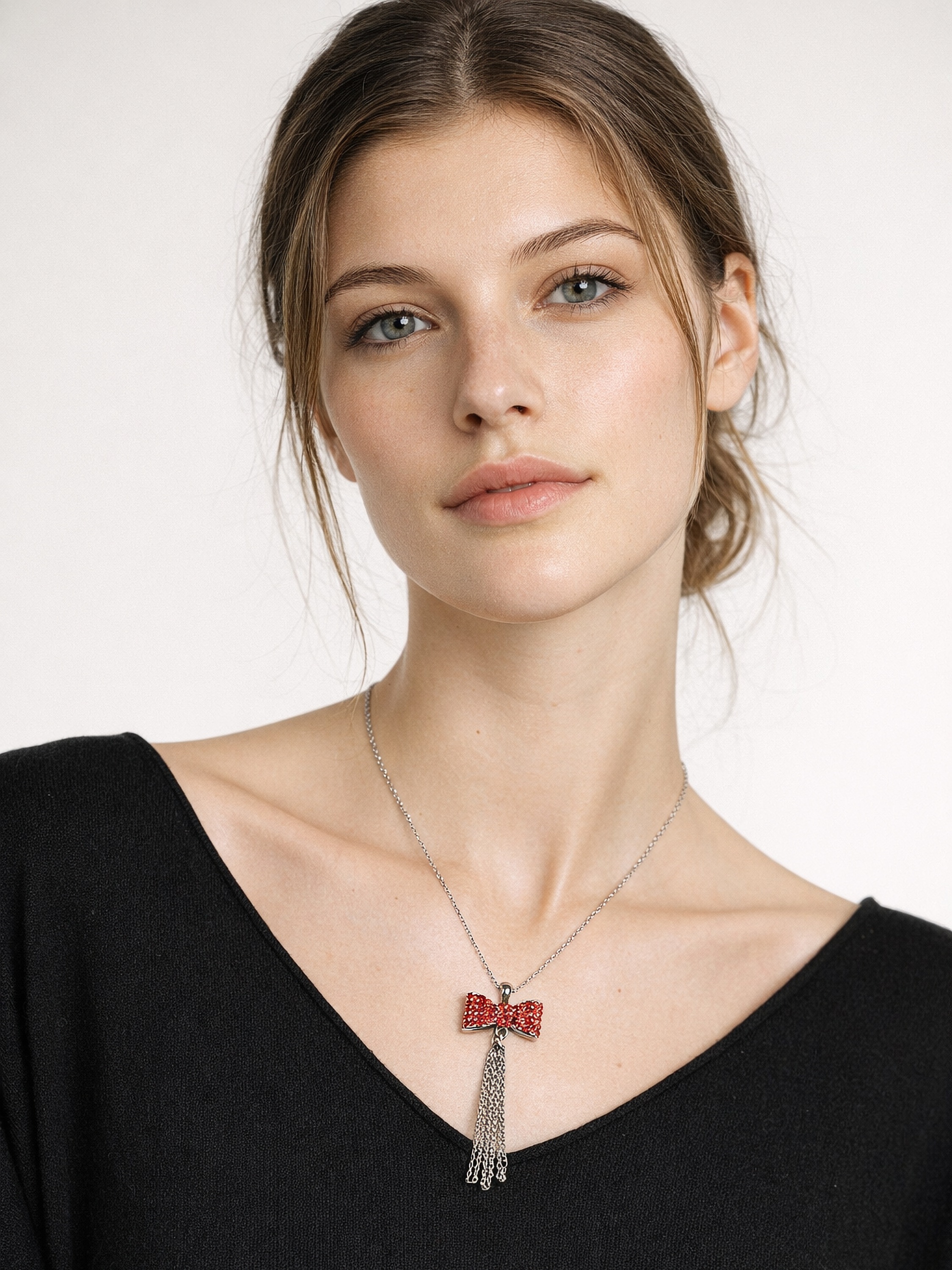 COLLEZIONE ALESSANDRO Kette mit Anhänger "Steffi" mit Strassschleife günstig online kaufen