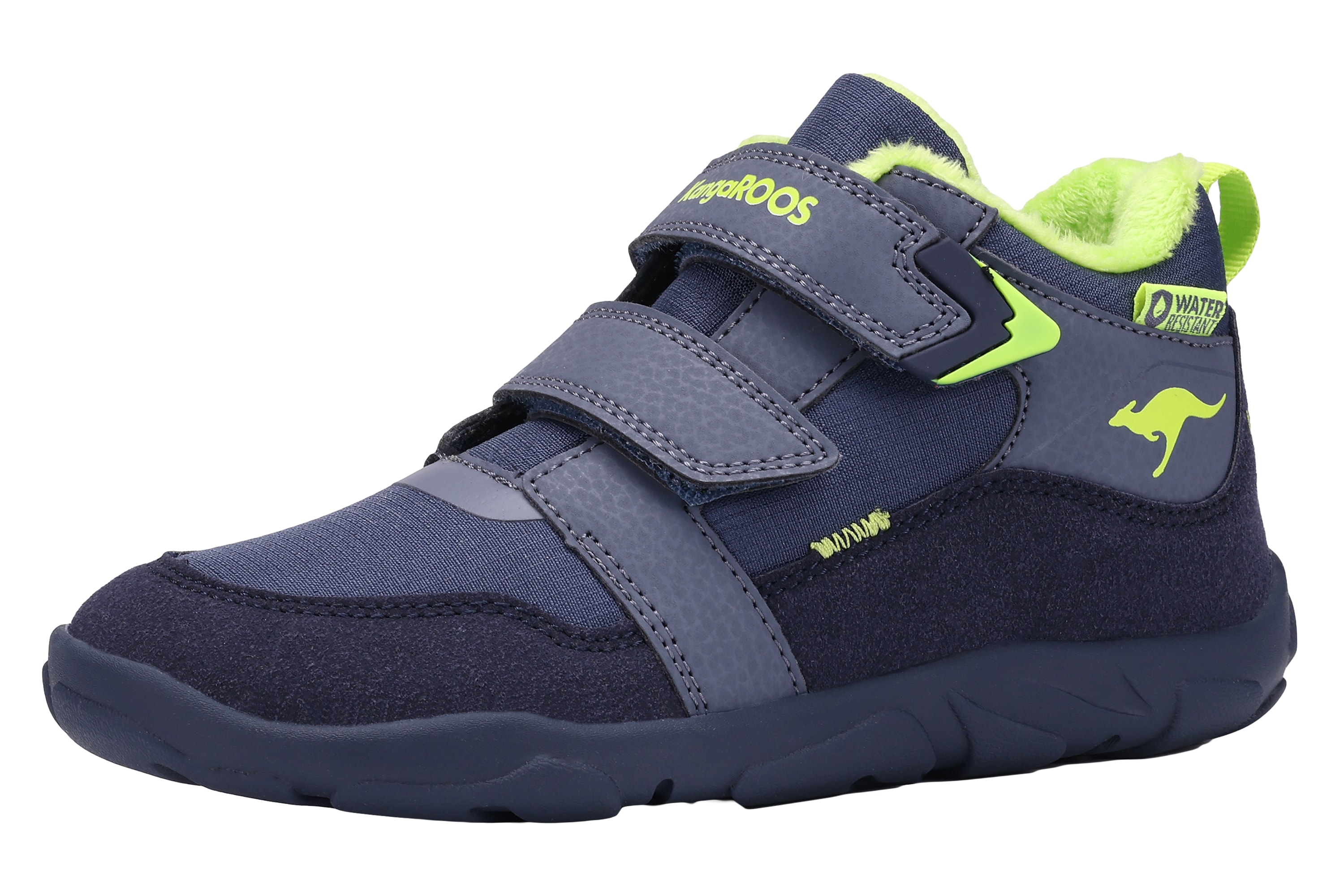 KangaROOS Sneaker "K-BXK GRASHOPPER MID V" Barfussschuh mit Warmfutter