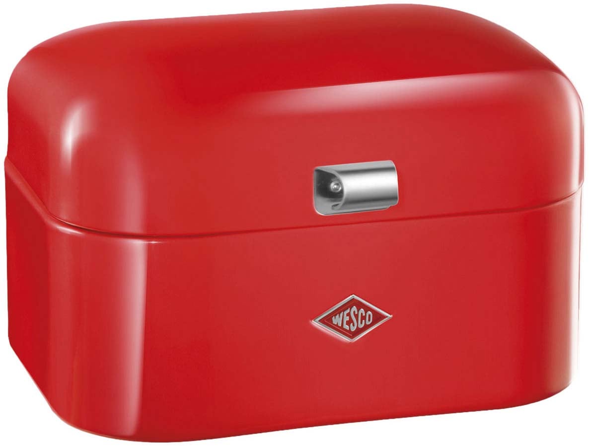 WESCO Brotkasten "Single Grandy - Brotdose" Lüftungslöcher auf der Rückseite, Metallschaniere