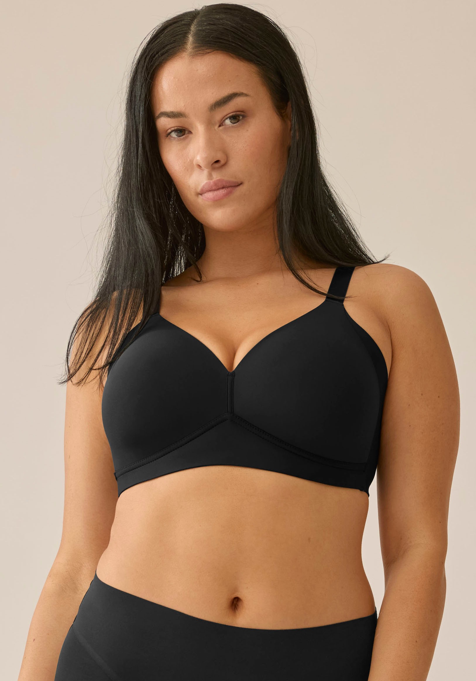 Naturana Soft-BH "Smoothing" flache nahtlose Abschlüsse, breites Unterbrust günstig online kaufen