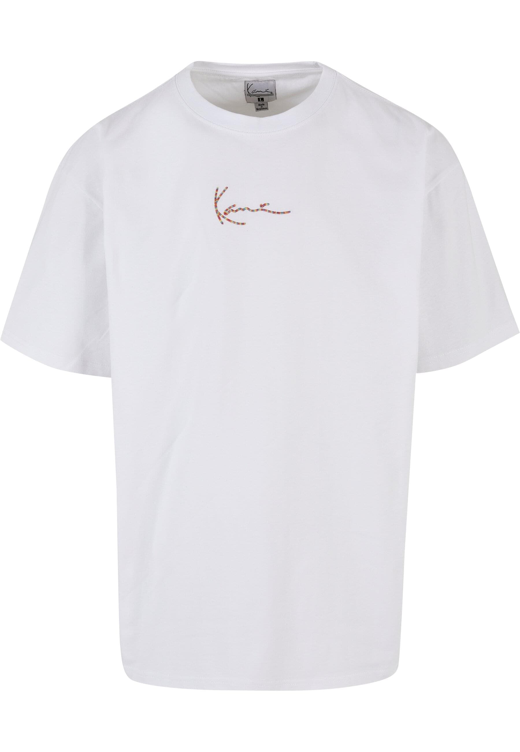 T-Shirt »Karl Kani Herren Small Signature Multicolor Logo Tee white«