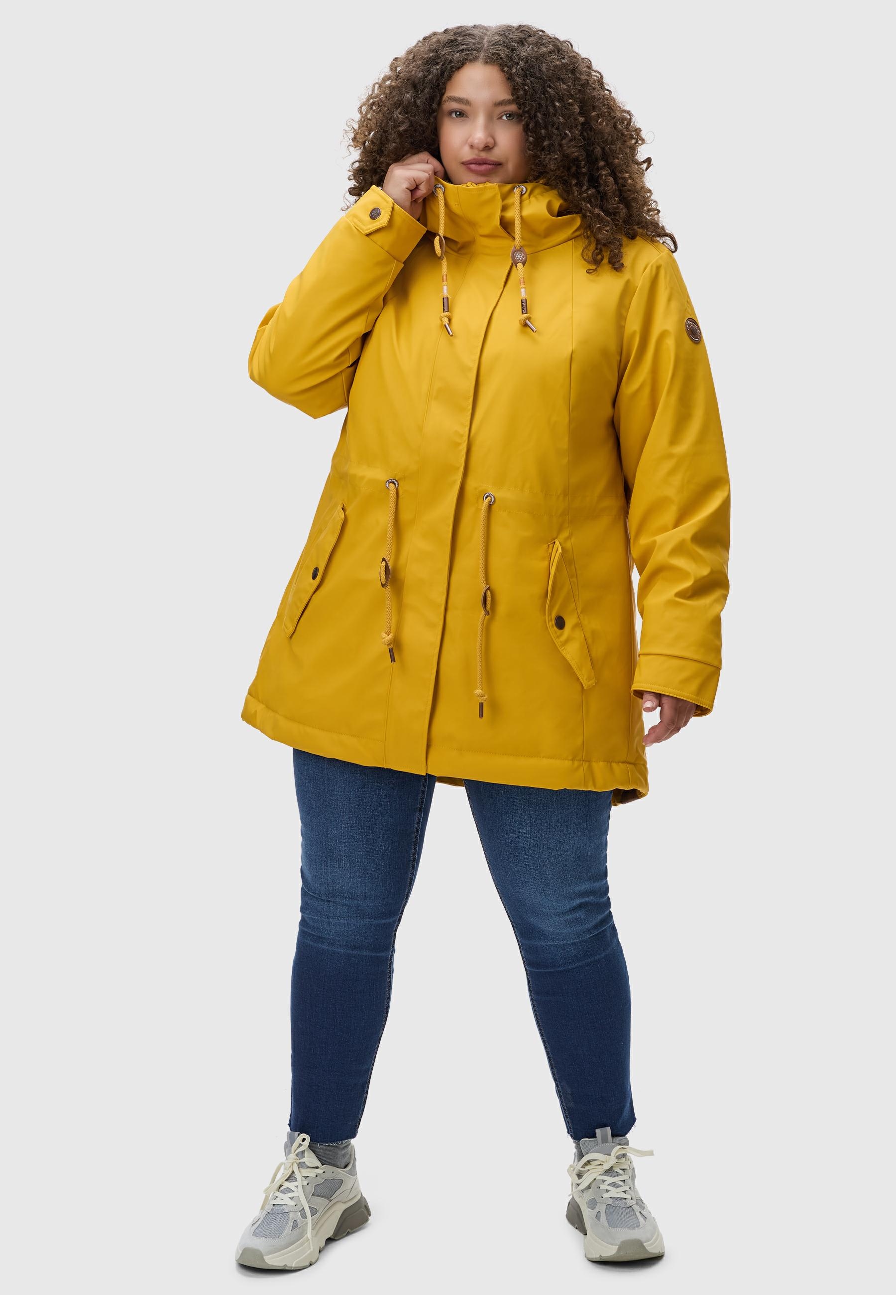 Ragwear Wintermantel "Monadis Rainy II Intl.", sportlicher, wasserdichter Parka für den Winter