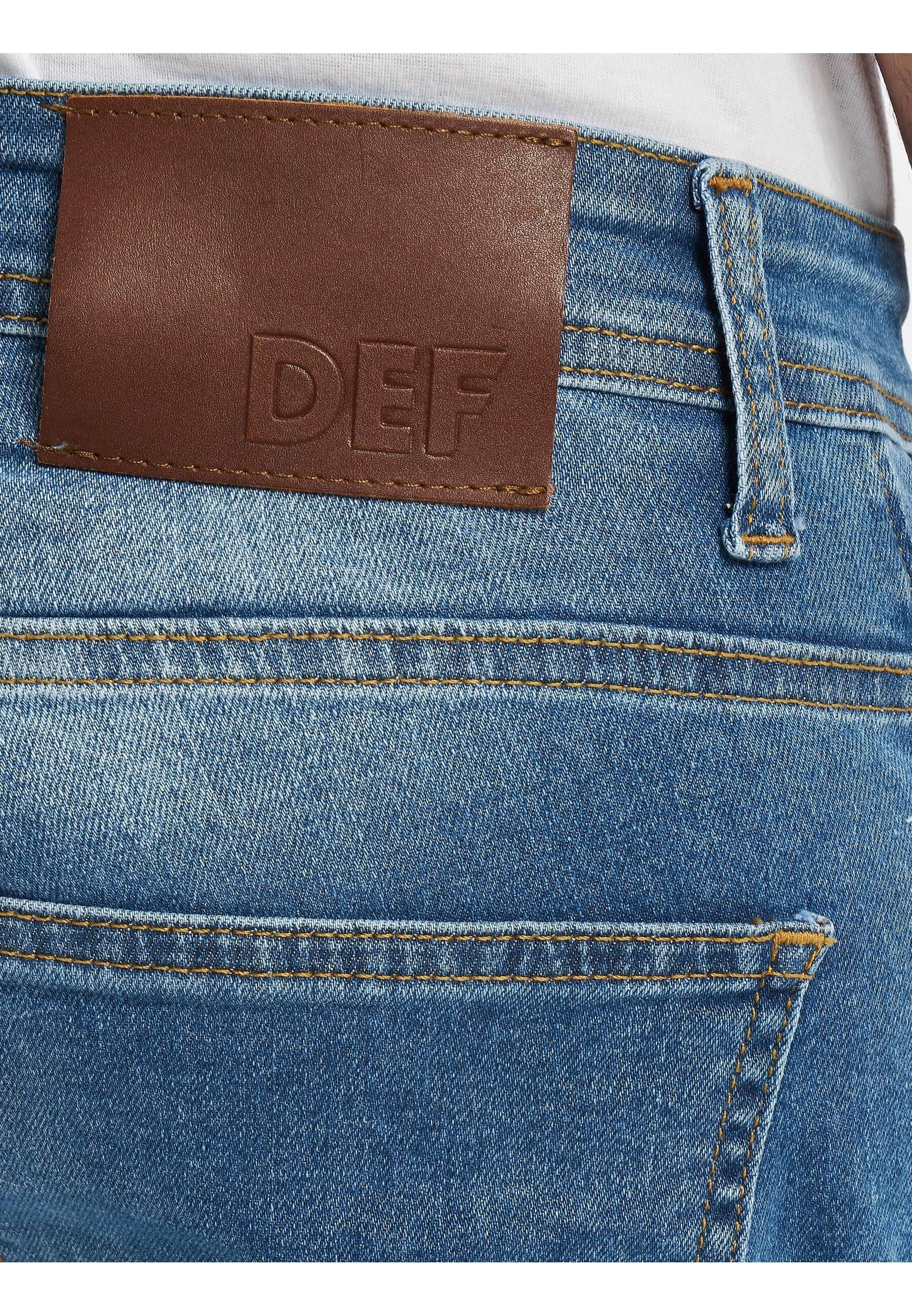 DEF Bequeme Jeans »DEF Herren Hines Slim Fit Jeans Mid«, (1 tlg.)